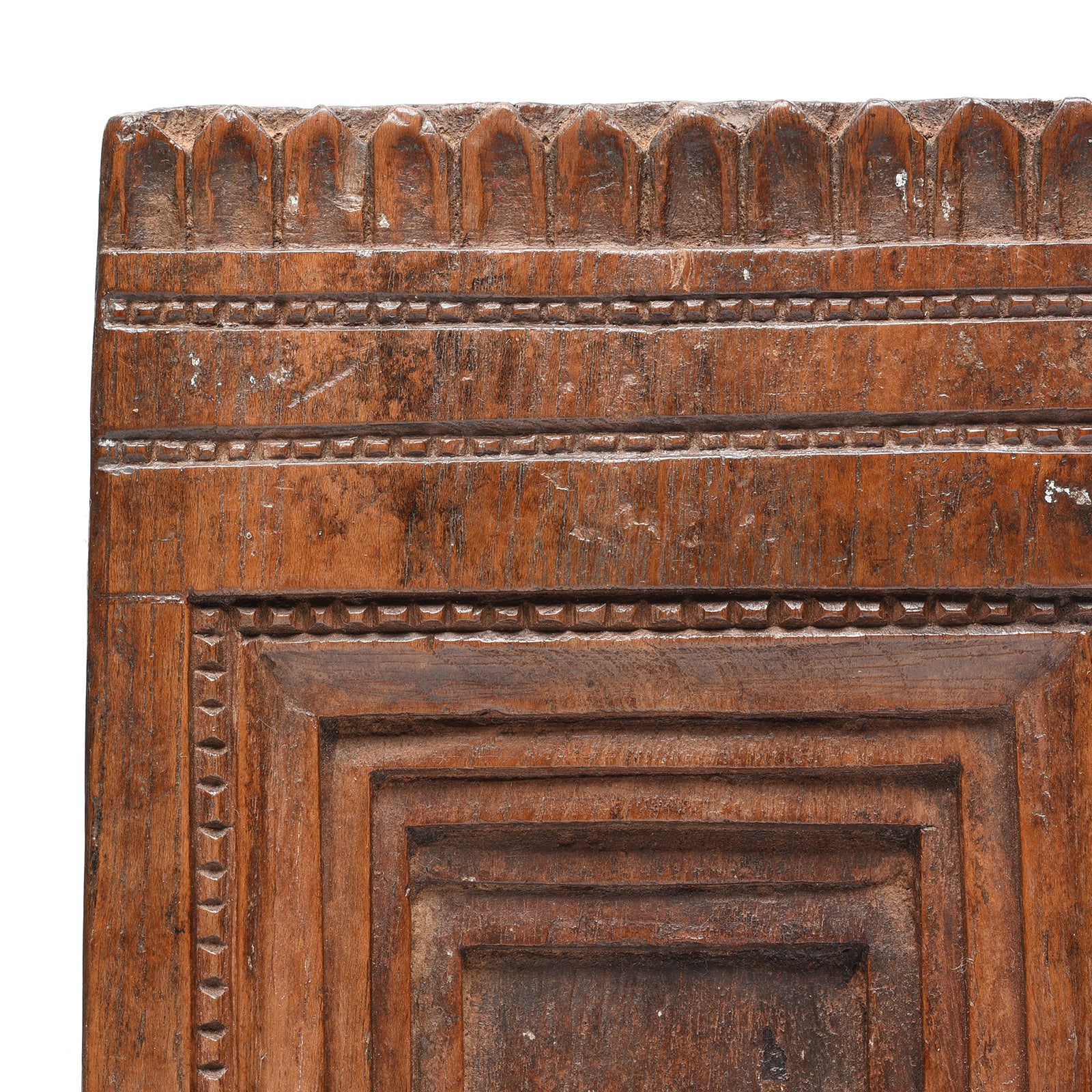Carved Teak Votive Panel From Andhra Pradesh - Ca 1910 - Image 2
