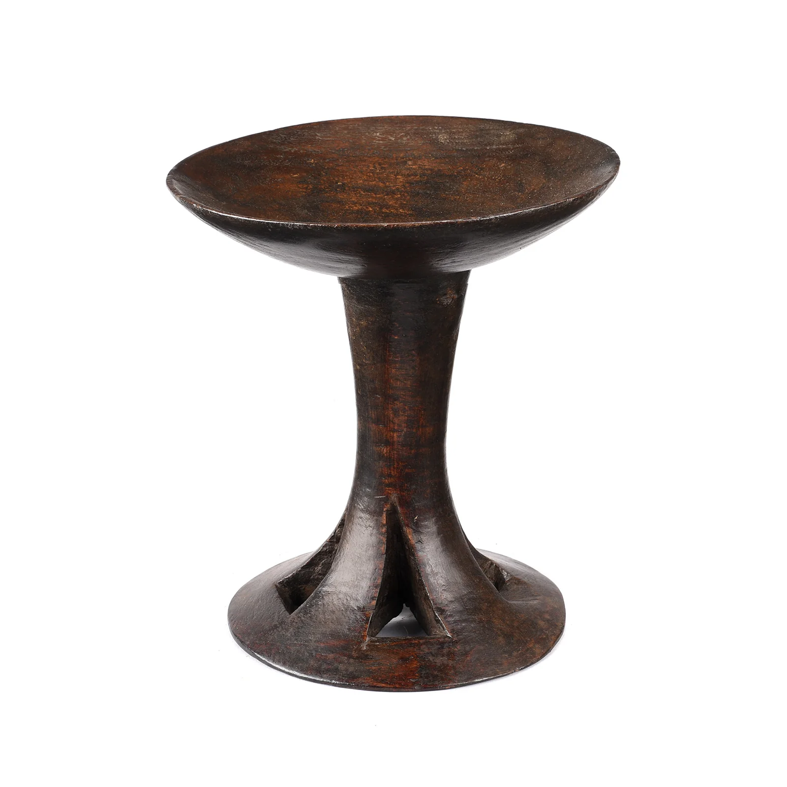Carved Tribal Food Bowl From Nagaland - Ca 1920