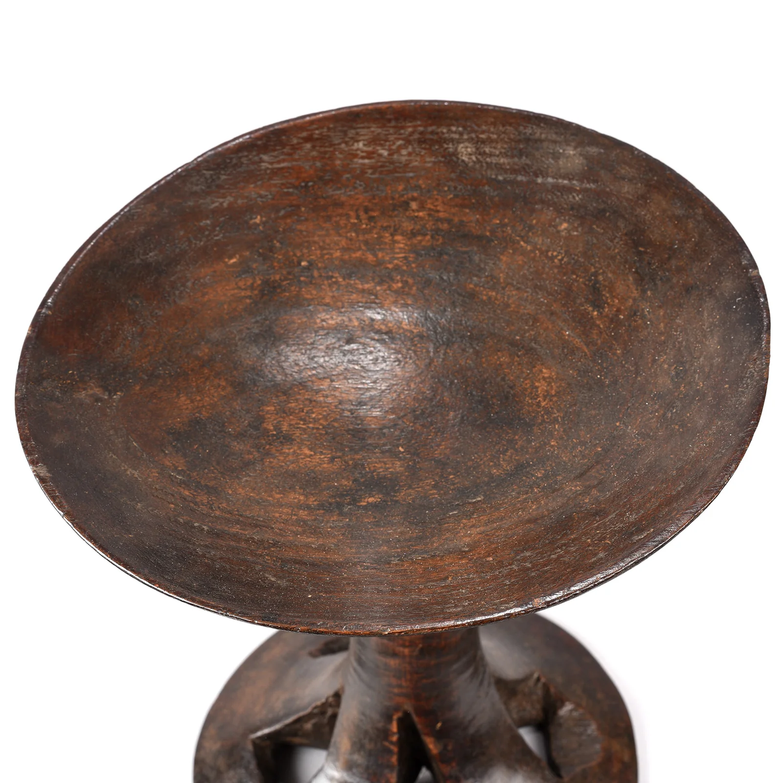 Carved Tribal Food Bowl From Nagaland - Ca 1920 - Image 3
