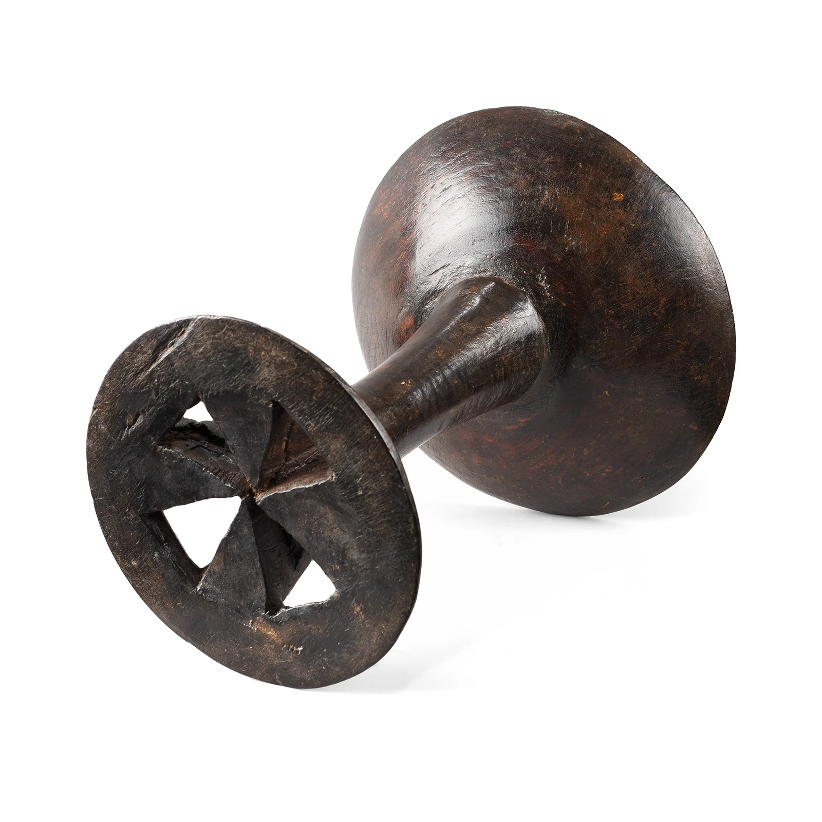 Carved Tribal Food Bowl From Nagaland - Ca 1920 - Image 4