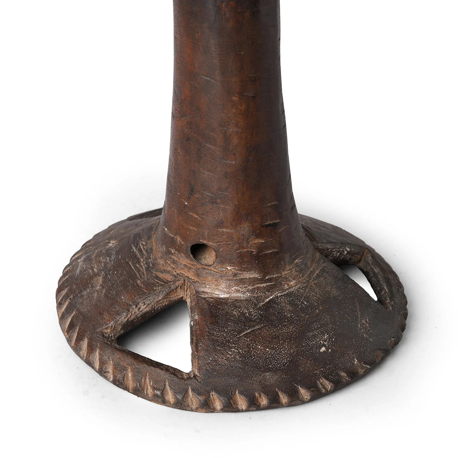 Carved Tribal Food Bowl From Nagaland - Ca 1920 - Image 3