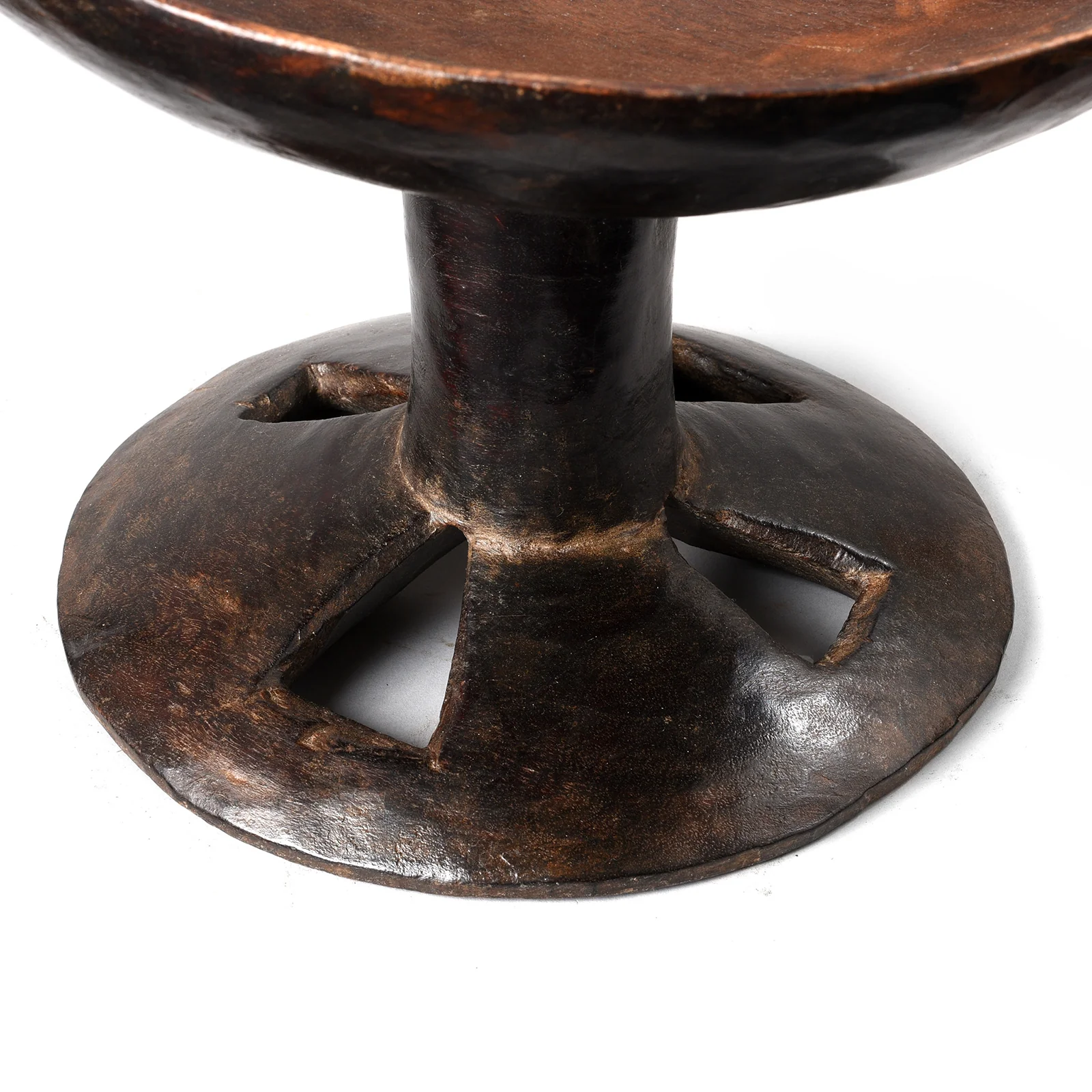 Carved Tribal Food Bowl From Nagaland - Ca 1920 - Image 4