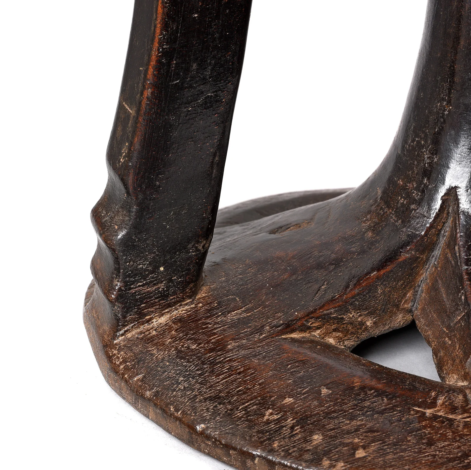 Carved Tribal Food Bowl From Nagaland - Ca 1920 - Image 5