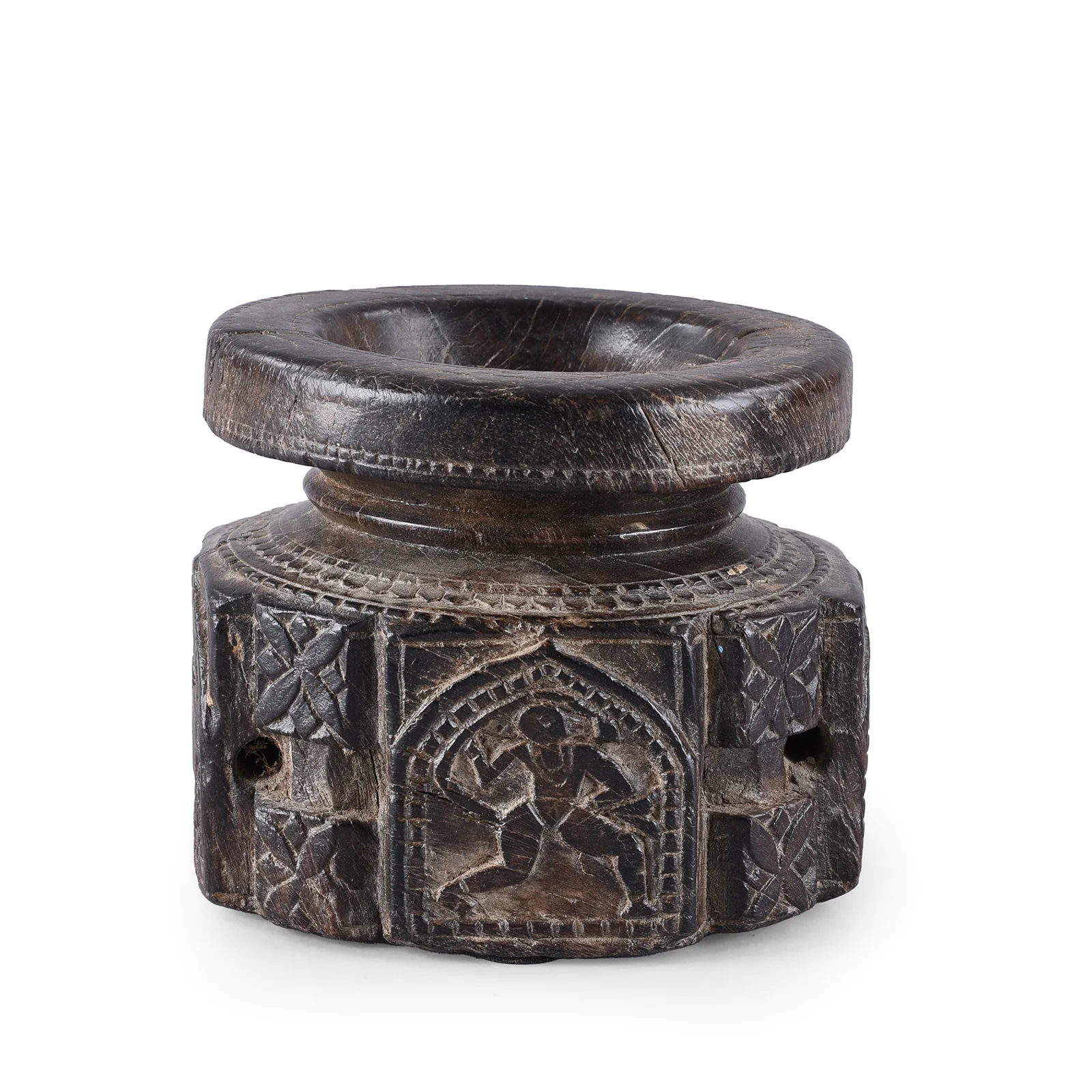 Rosewood Seed Drills From Kerala - 19th Century - Image 3