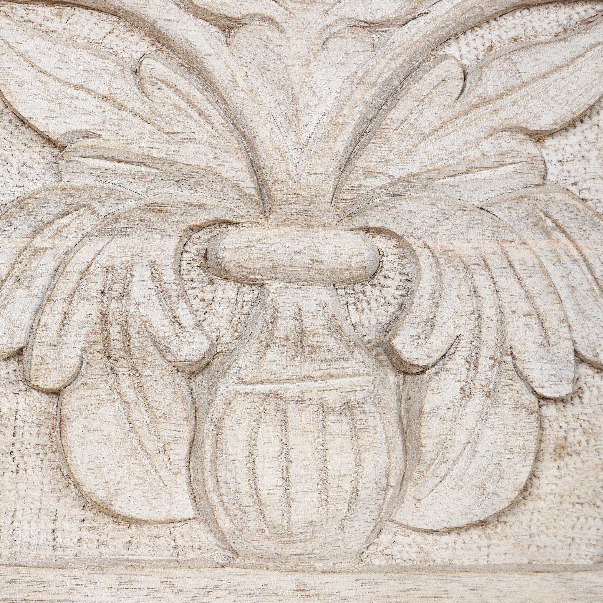 Carved & Limed Mango Wood Daybed - Image 10