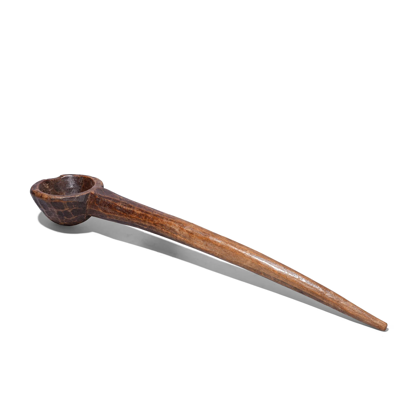 Carved Wooden Ladle From Banswara - Ca 1920's - Image 3