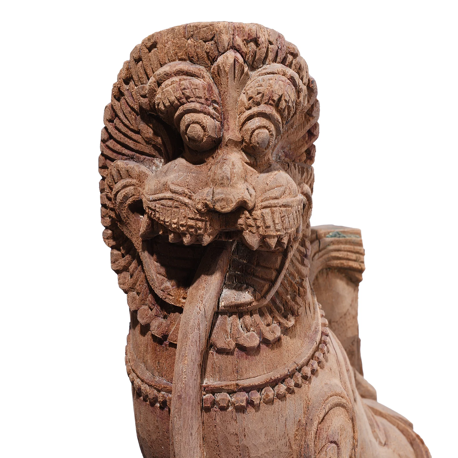 Pair of Yali Figures From South India - 19th Century - Image 6