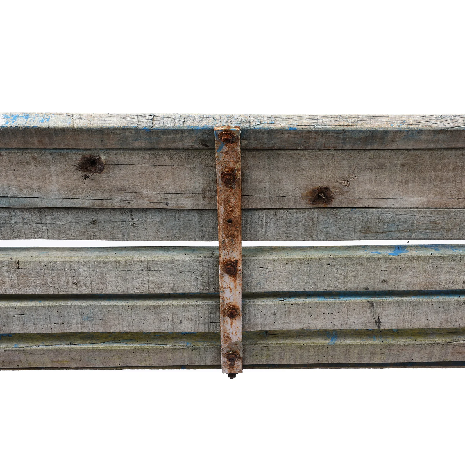 Blue Cast Iron Garden Bench - 1930 - Image 10