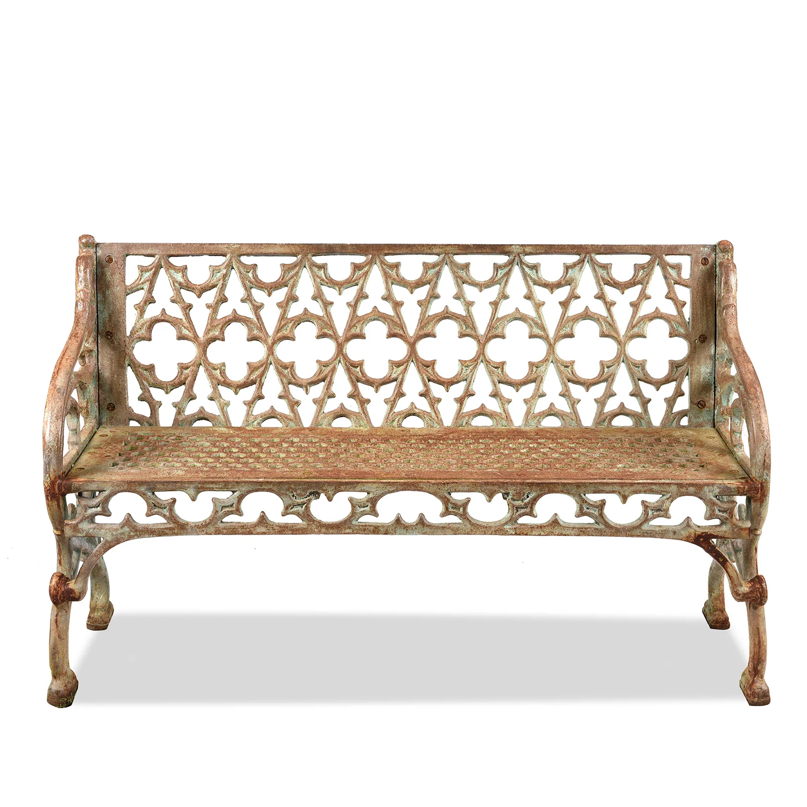Neo Gothic Style Cast Iron Garden Bench - Image 4