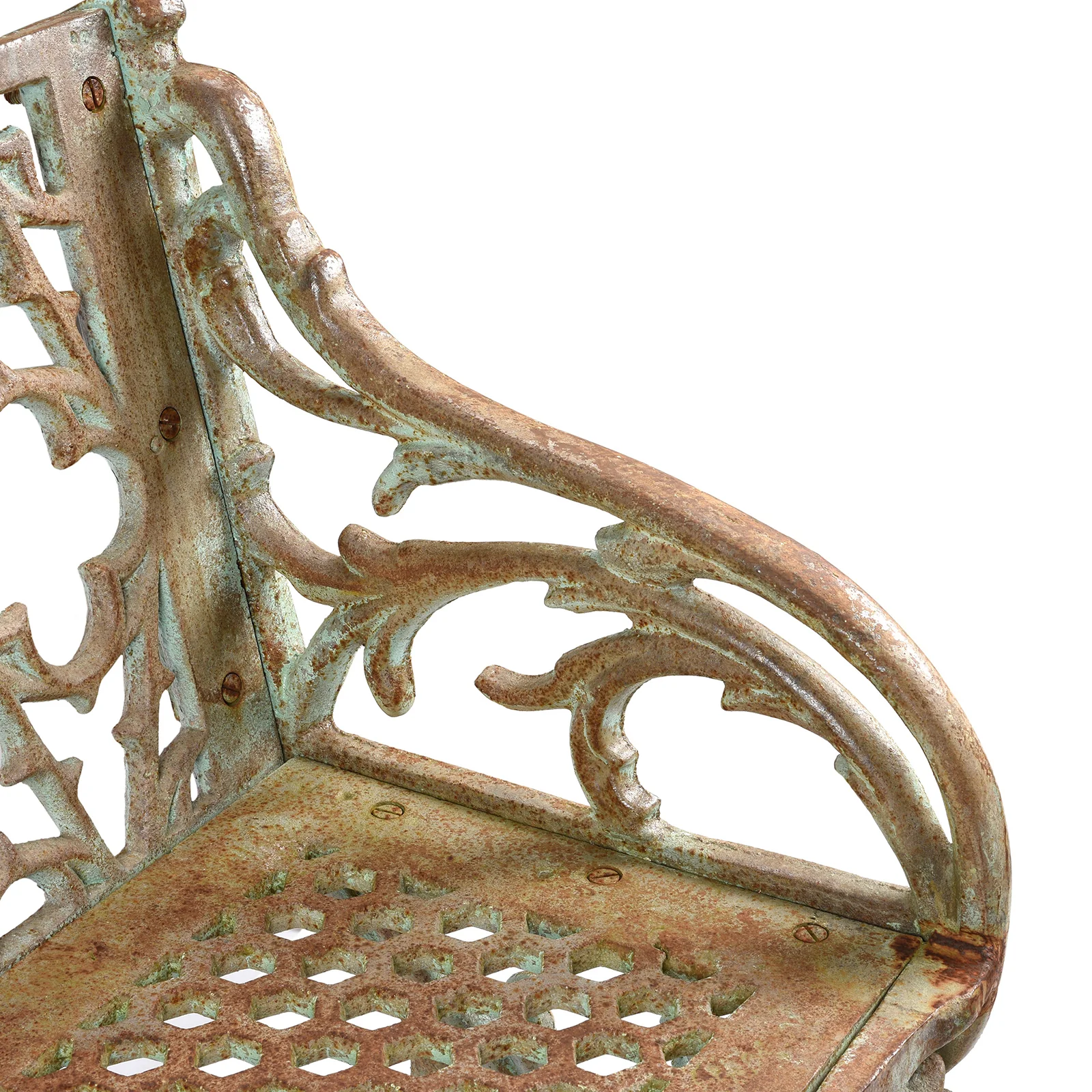 Neo Gothic Style Cast Iron Garden Bench - Image 7