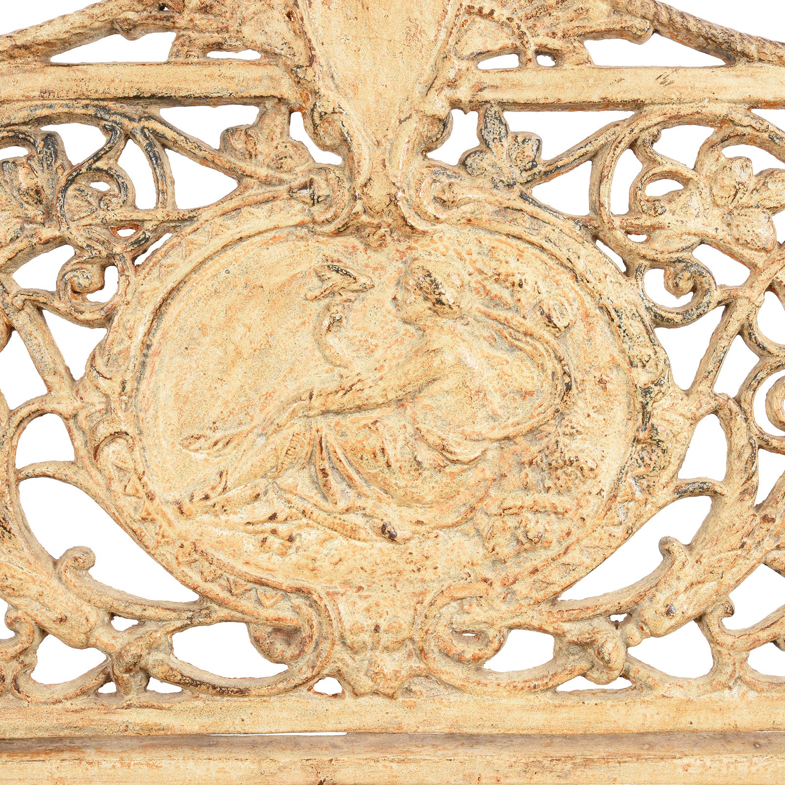 Regal Cast Iron Slatted Teak Bench - Image 5