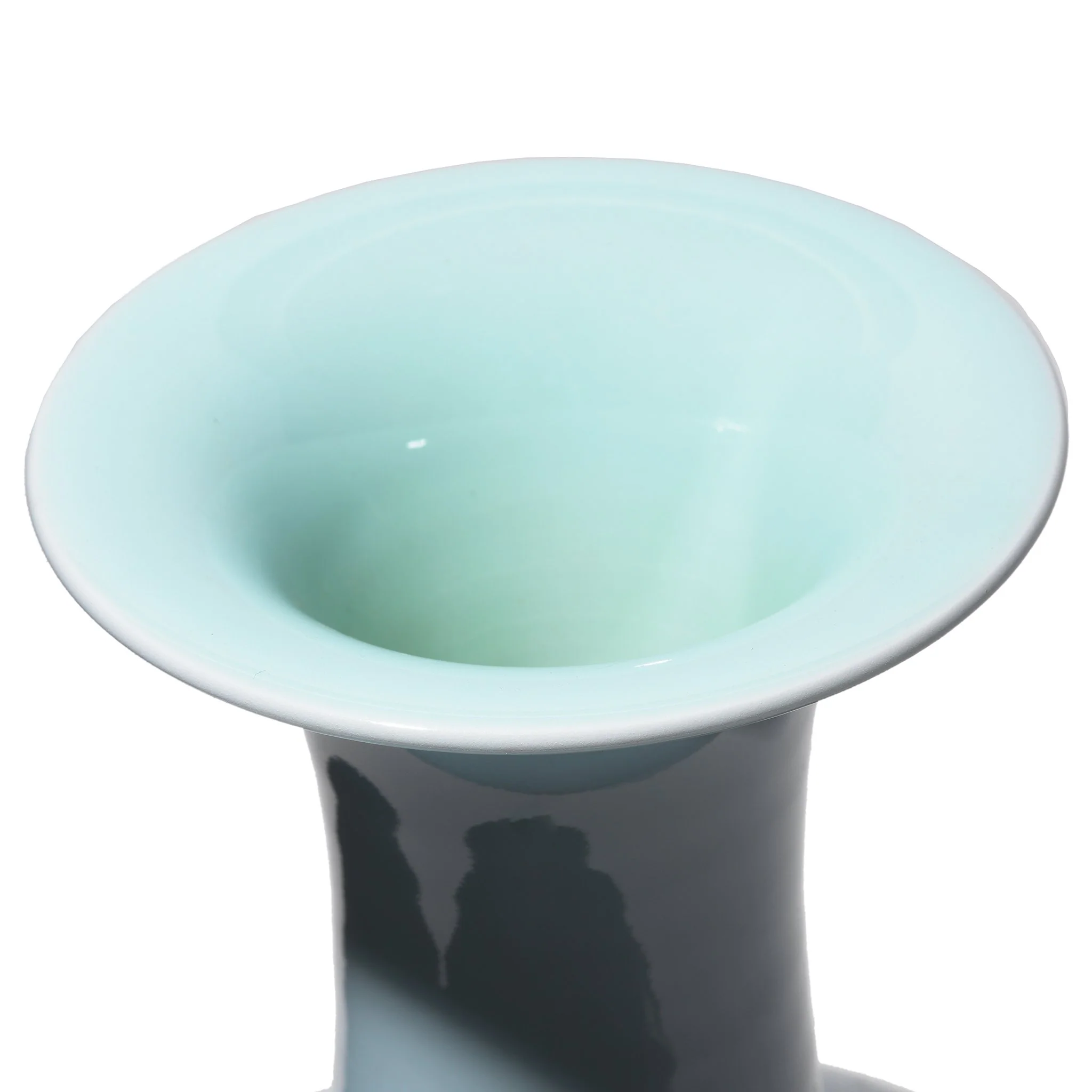 Celadon Trumpet Mouth Flower Vase - Image 2