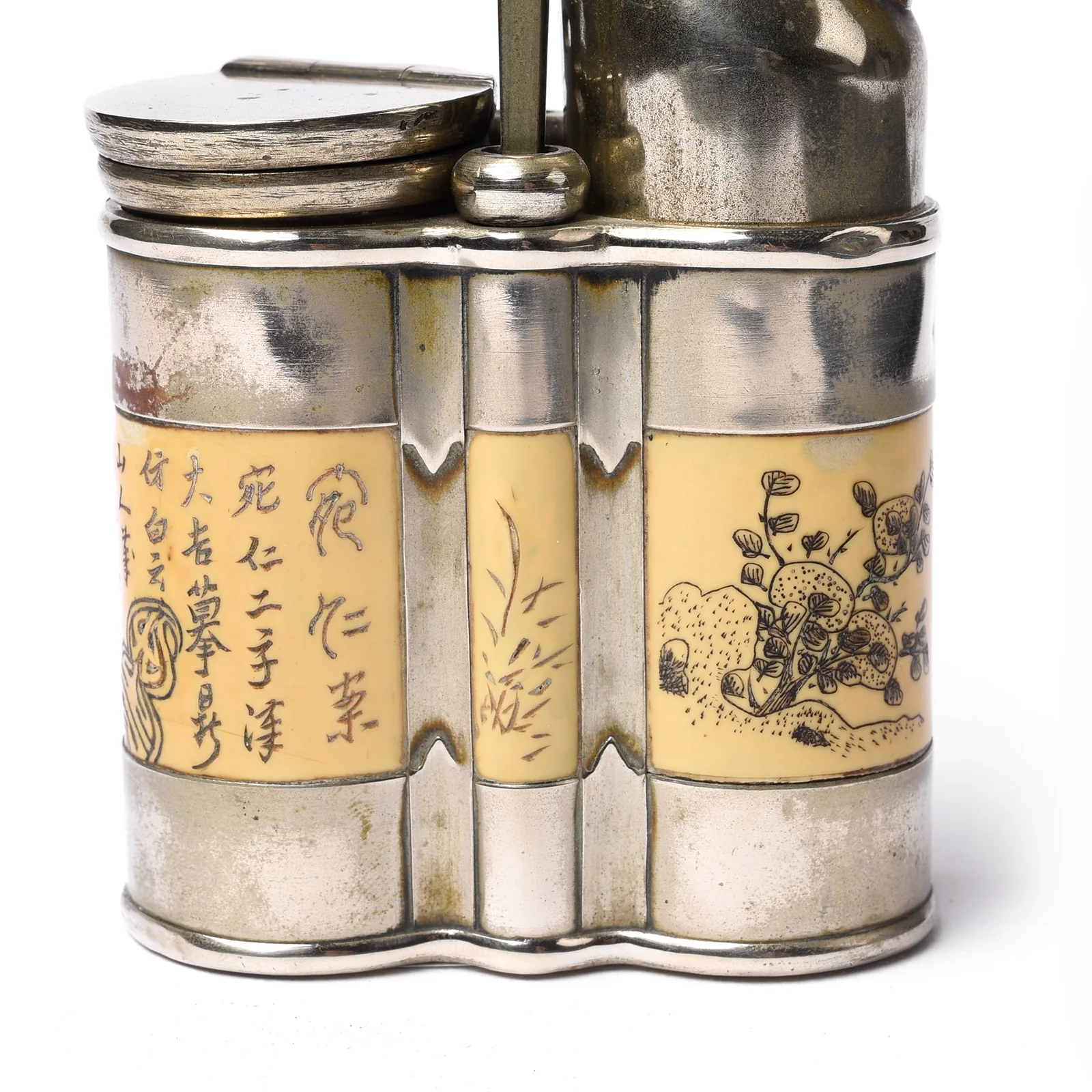 Paktong Chinese Water Pipe - Ca 1900 - Image 5