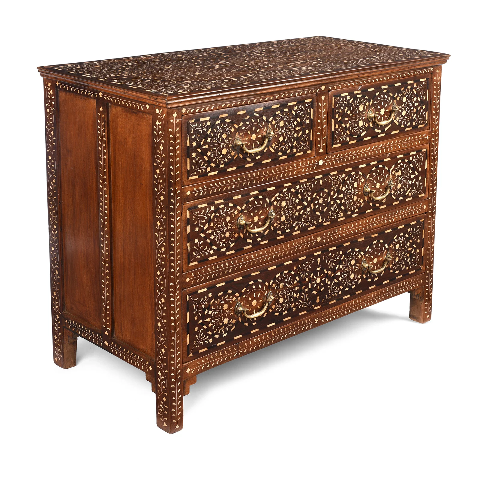 Bone Inlay Chest Of Drawers - Ca 1920 - Image 2