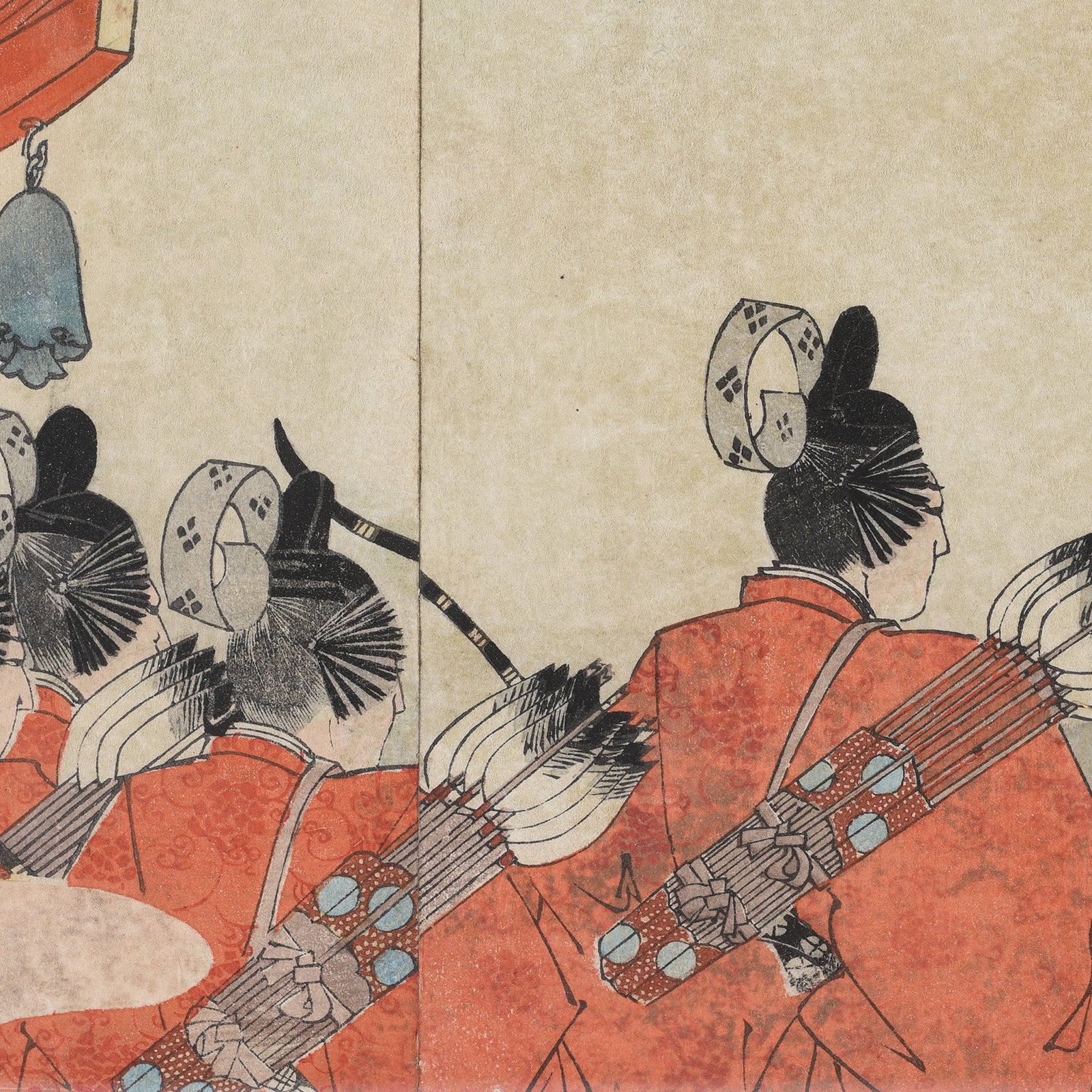 'Visit Of The Prince At Nikko Shrine' Original Woodblock Print by Toyohara Chikanobu - Ca 1897 - Image 5
