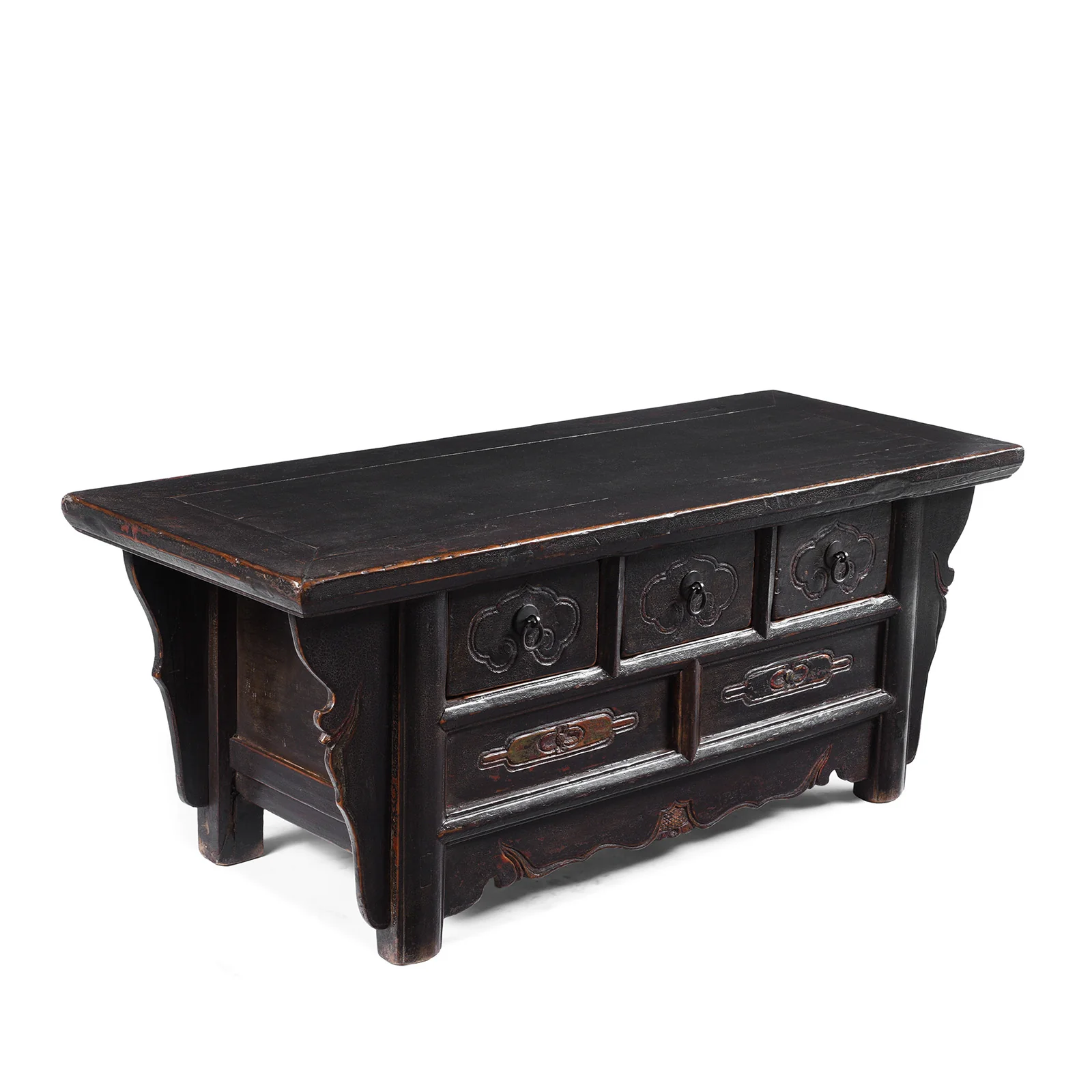 Black Lacquer Kang Table From Shanxi - Mid 19th Century - Image 3