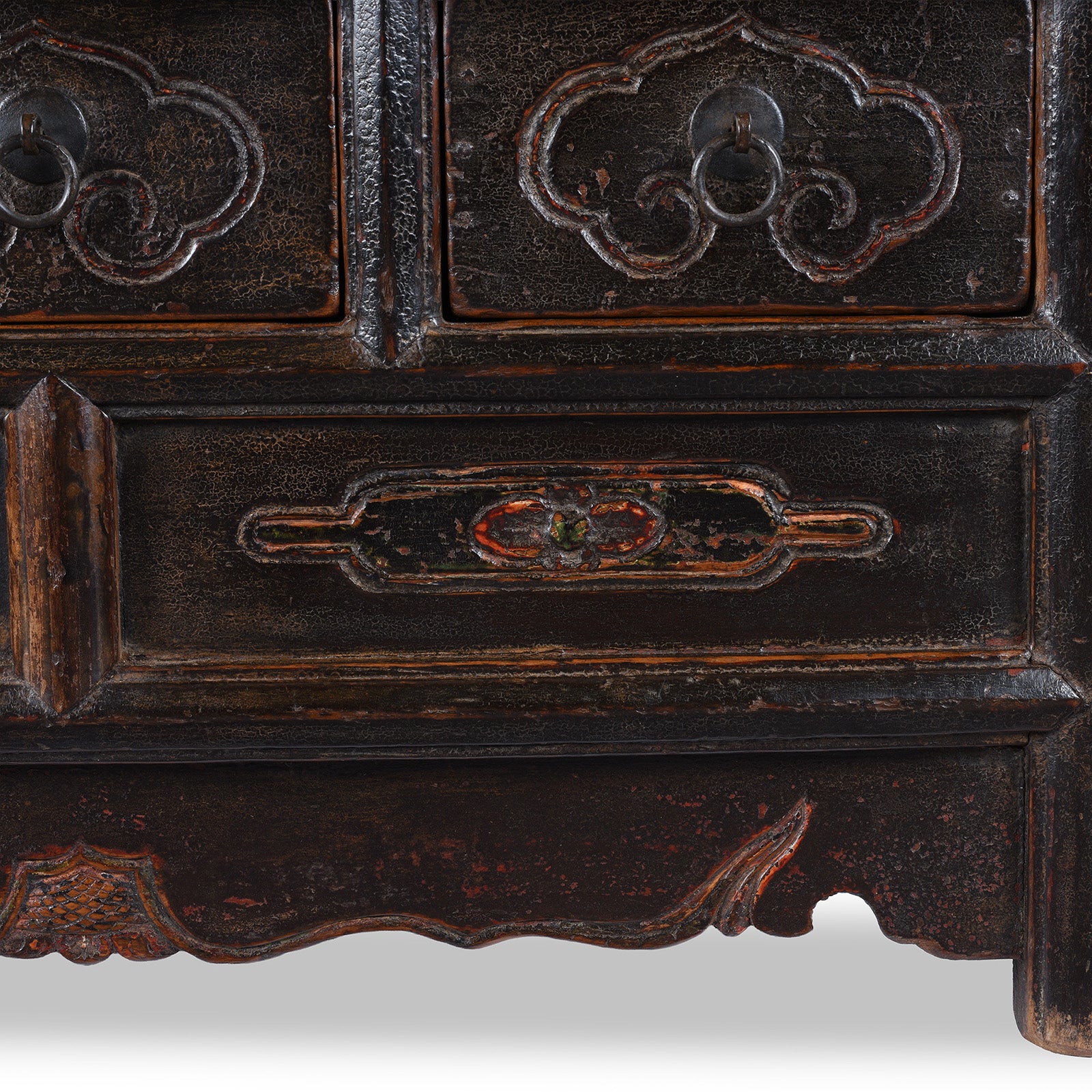 Black Lacquer Kang Table From Shanxi - Mid 19th Century - Image 4