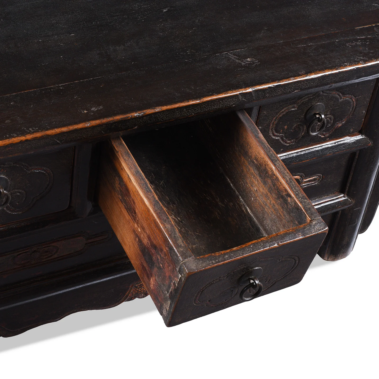 Black Lacquer Kang Table From Shanxi - Mid 19th Century - Image 5