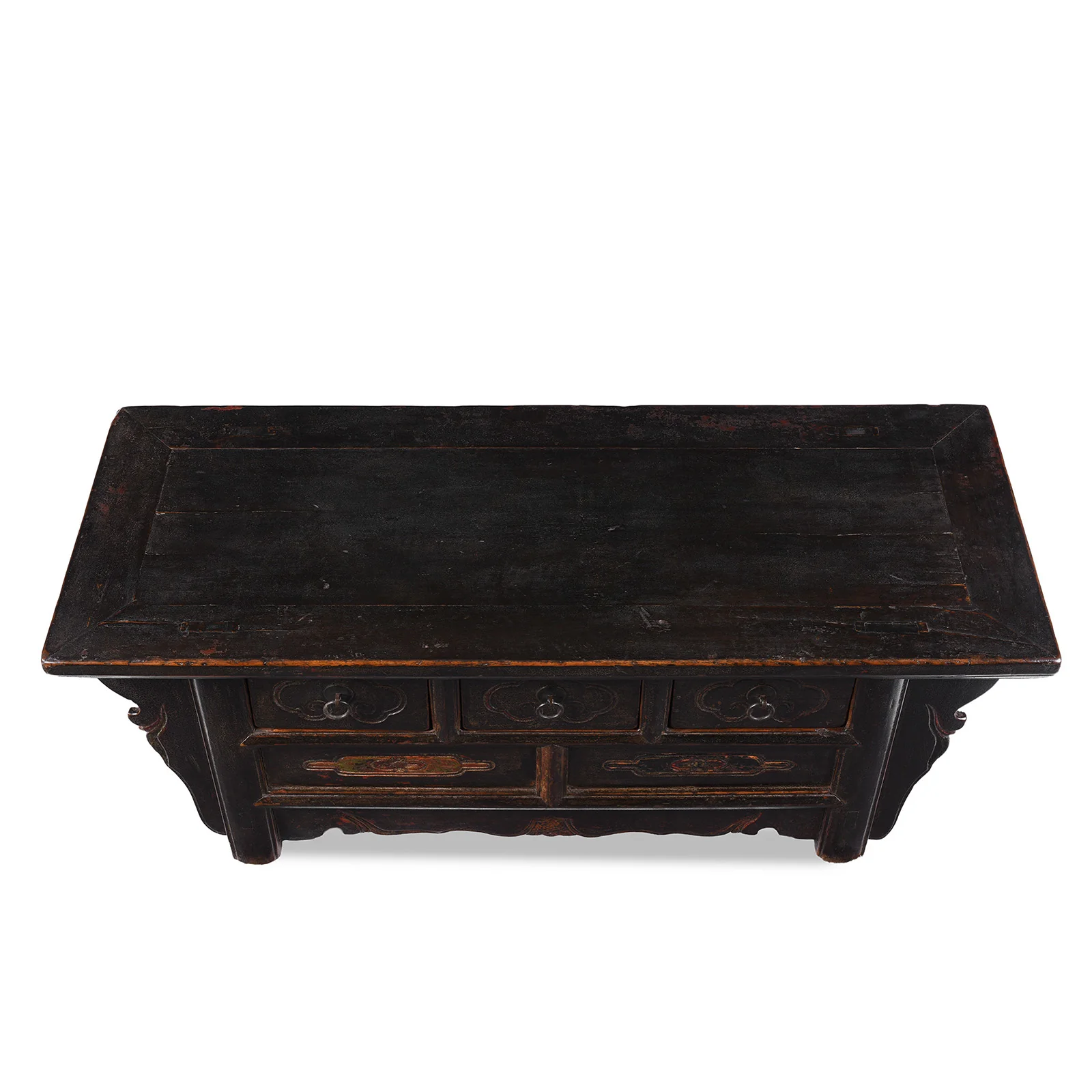 Black Lacquer Kang Table From Shanxi - Mid 19th Century - Image 7