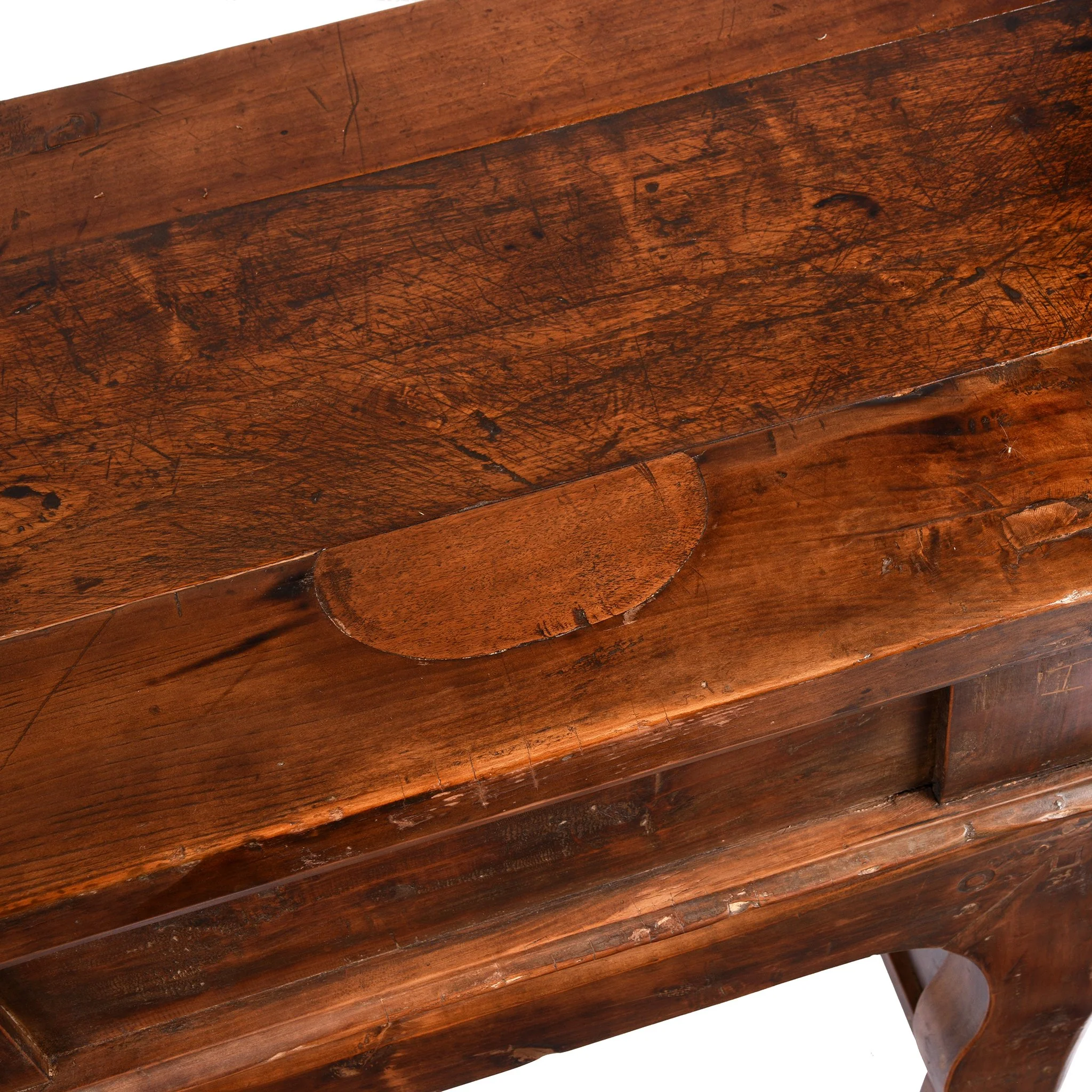 Chinese 3 Drawer Pear Wood Altar Table From Shanxi - 19thC - Image 11