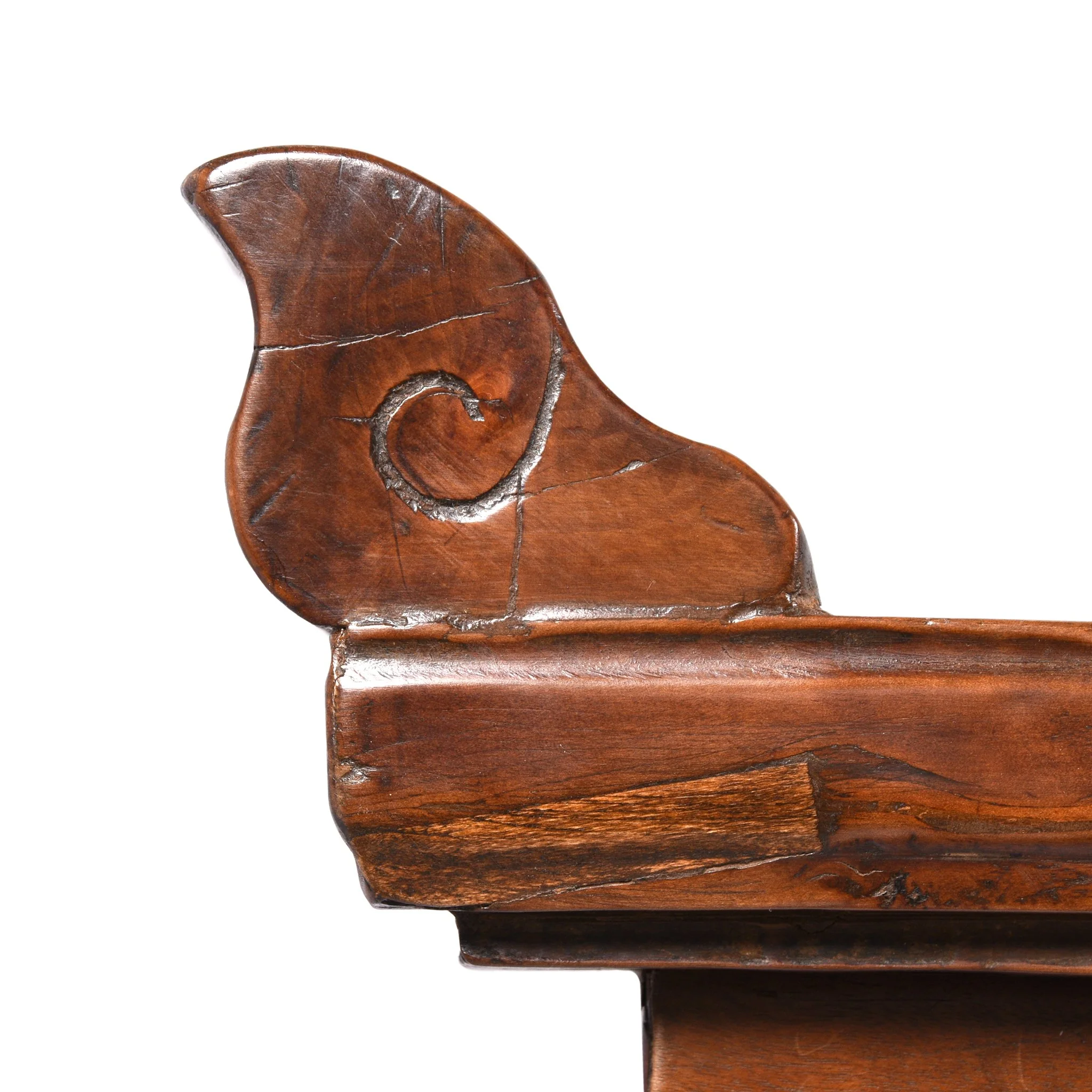 Chinese 3 Drawer Pear Wood Altar Table From Shanxi - 19thC - Image 3