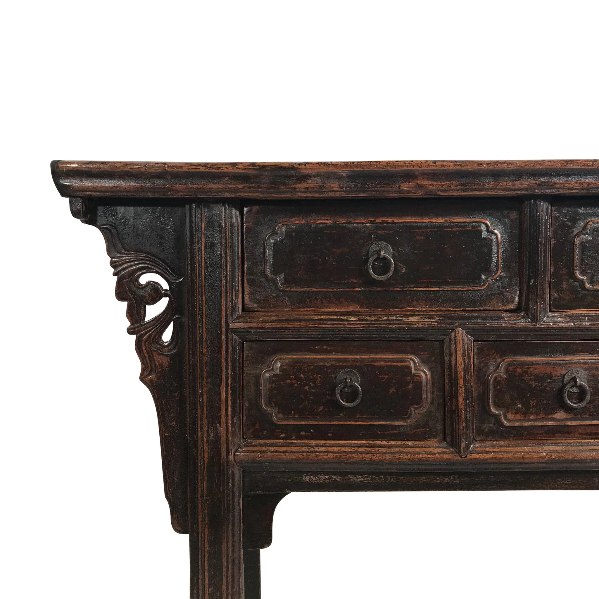 7 Drawer Console Table From Shanxi - 19thC - Image 3