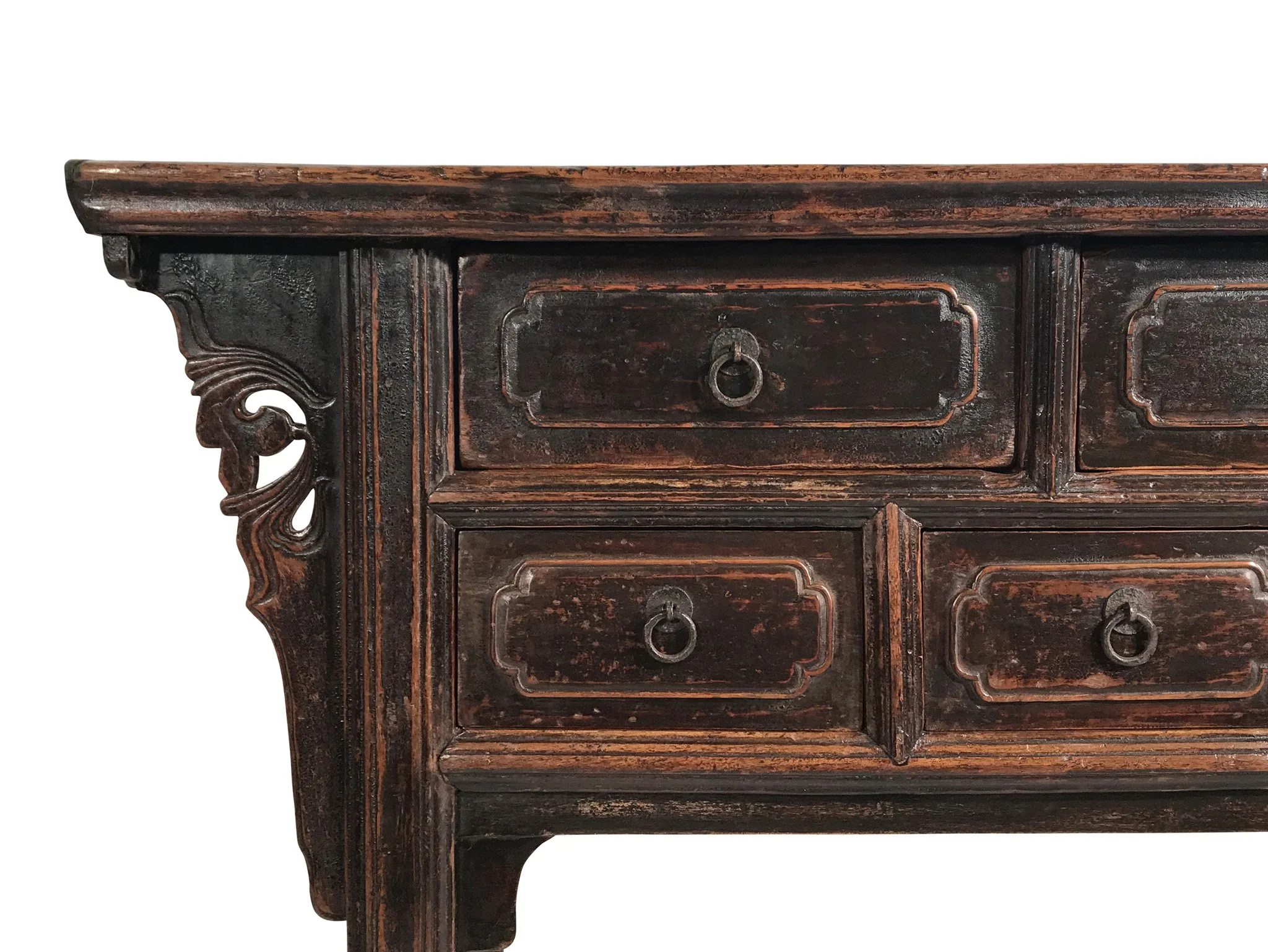 7 Drawer Console Table From Shanxi - 19thC - Image 9