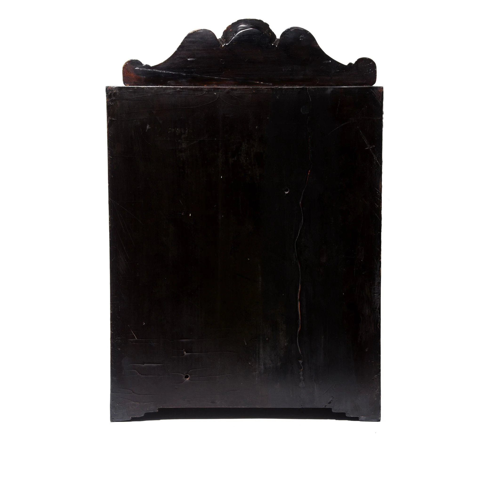 Gilt Black Lacquer Jewellery Cabinet - Early 19thC - Image 12