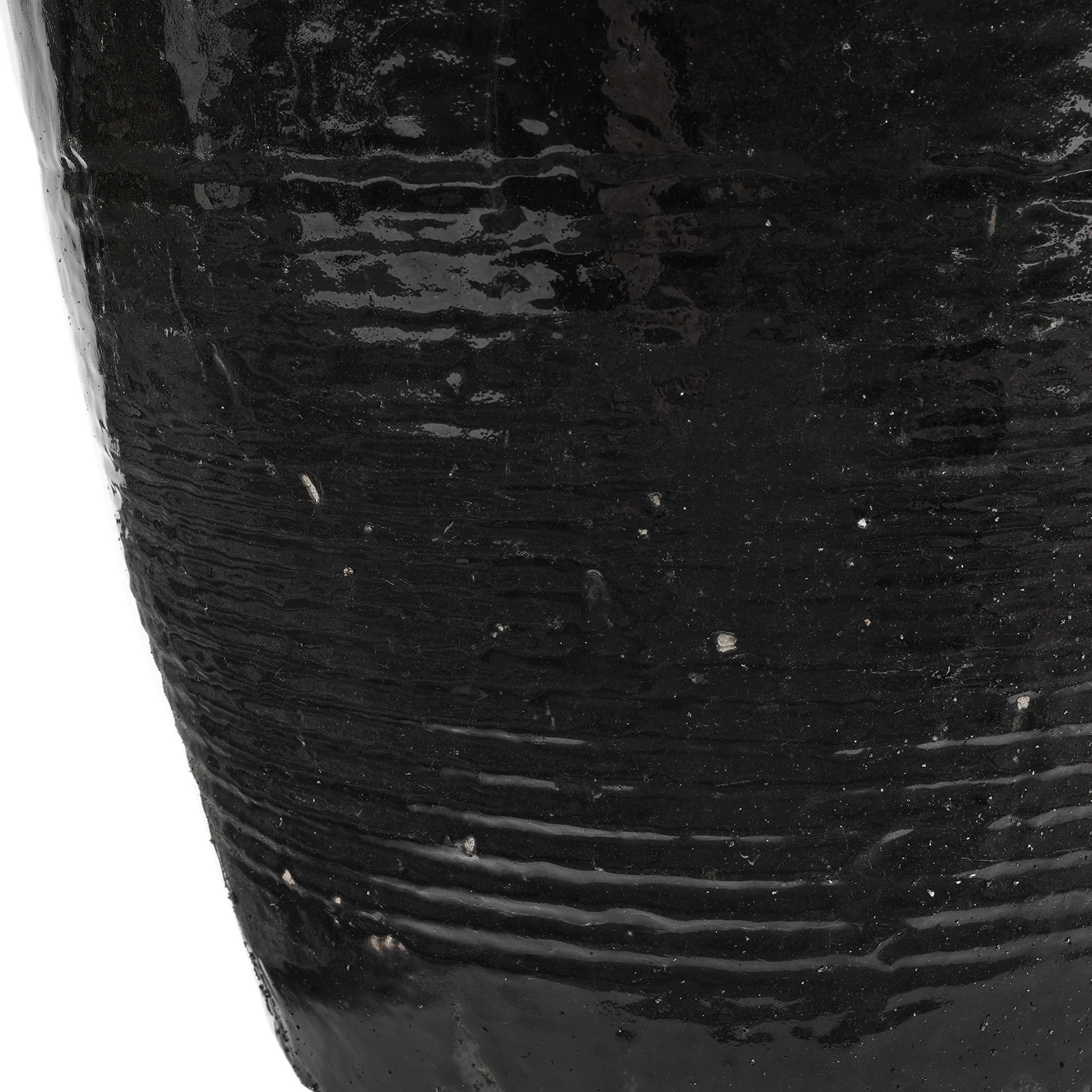 Black Glazed Terracotta Water Pot From Peking - 19th Century - Image 3