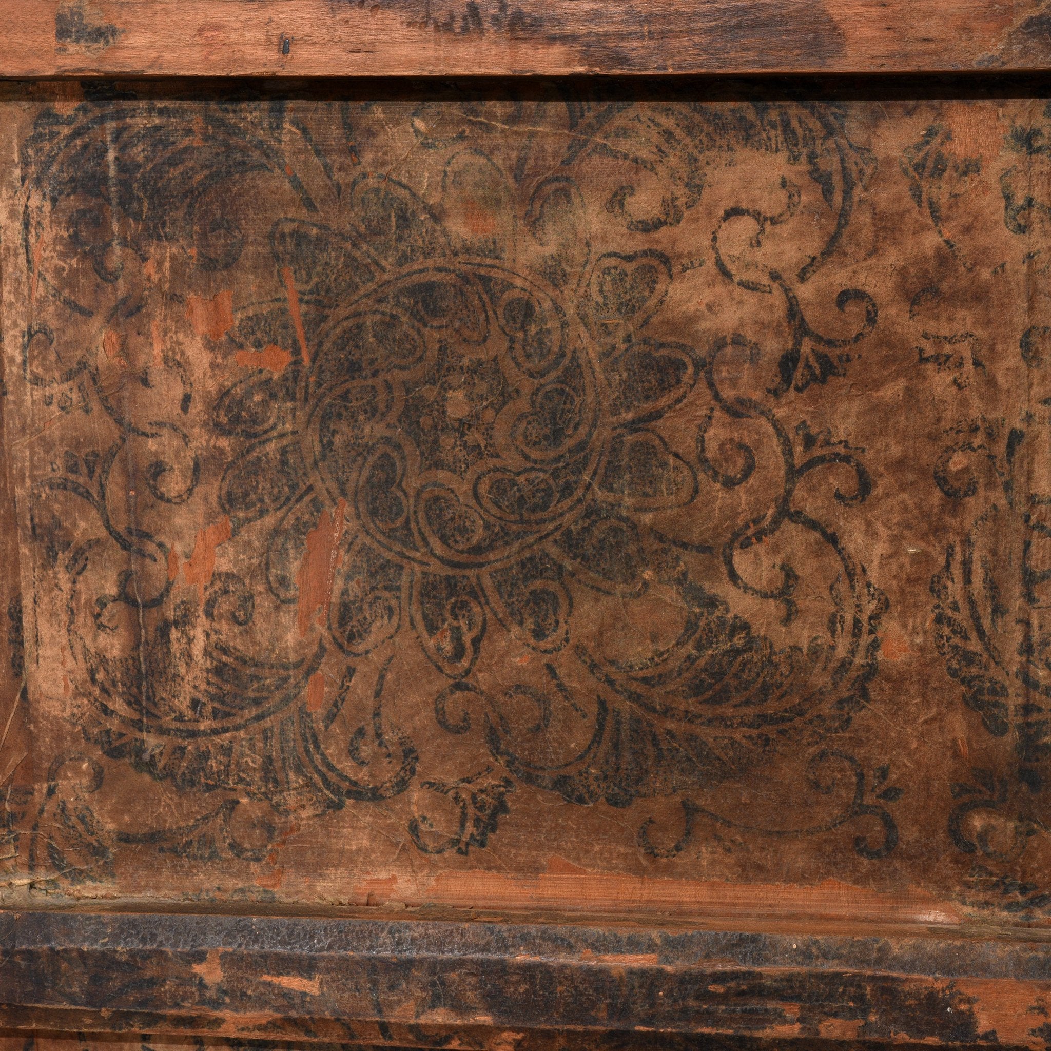 Chinese Black Lacquer Wedding Cabinet - 19thC - Image 8