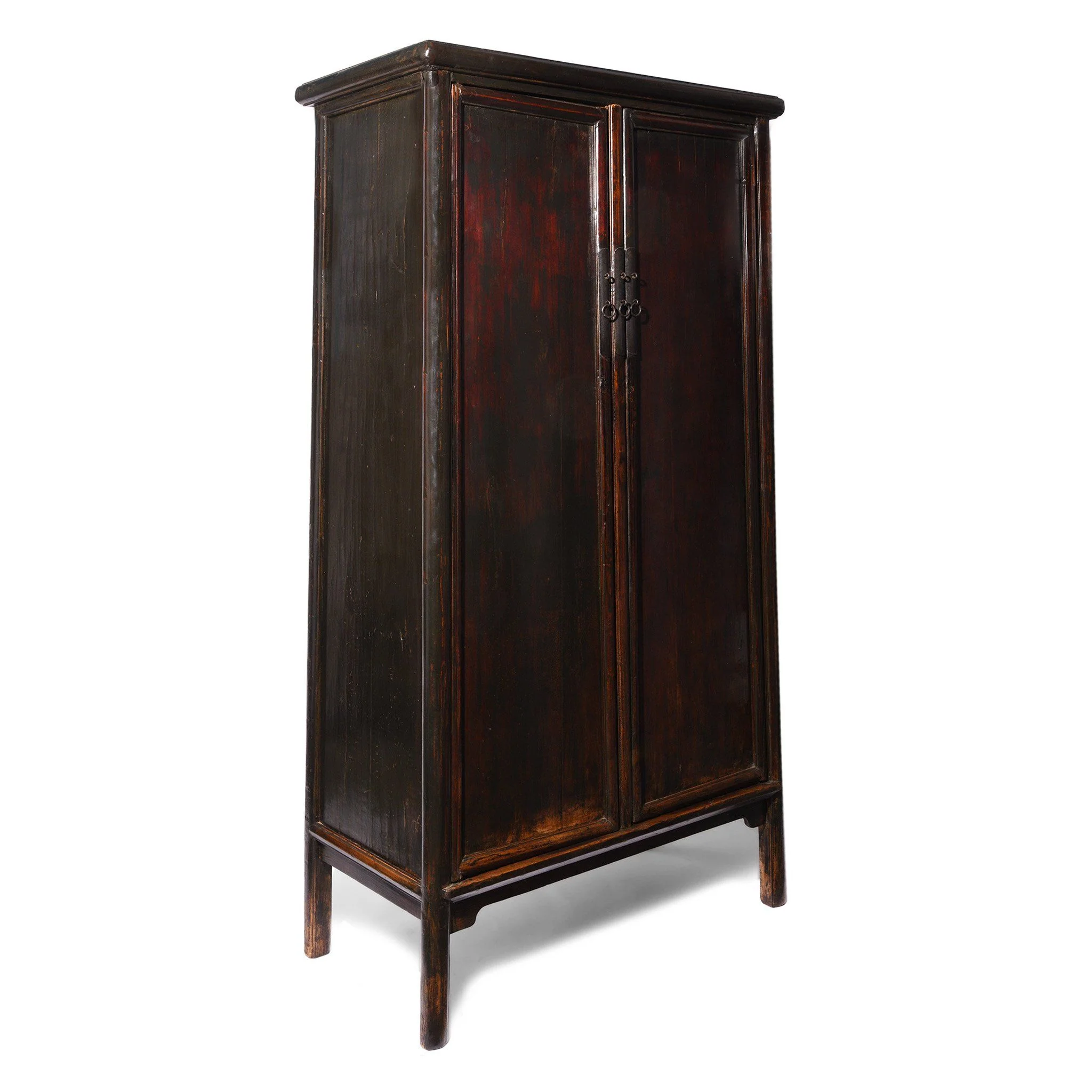 Chinese Black Lacquer Taper Cabinet From Shanxi - Early 19thC - Image 2