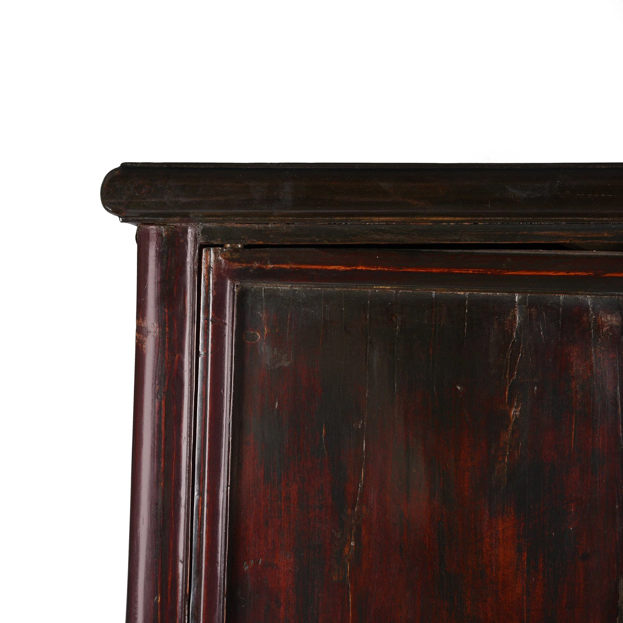 Chinese Black Lacquer Taper Cabinet From Shanxi - Early 19thC - Image 4