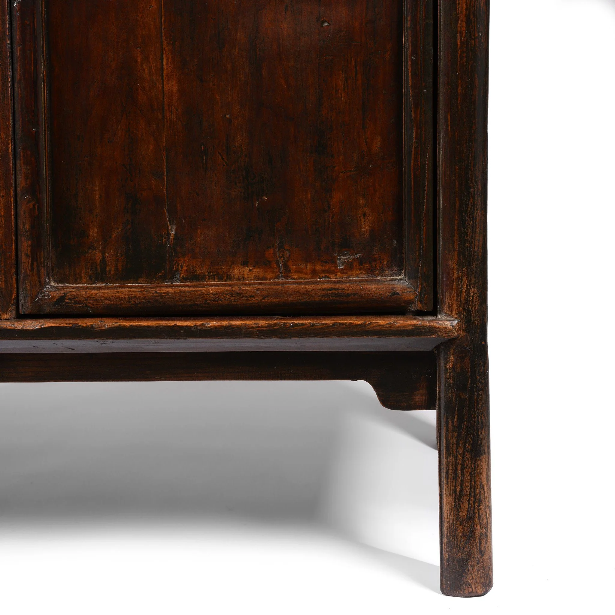 Chinese Black Lacquer Taper Cabinet From Shanxi - Early 19thC - Image 5