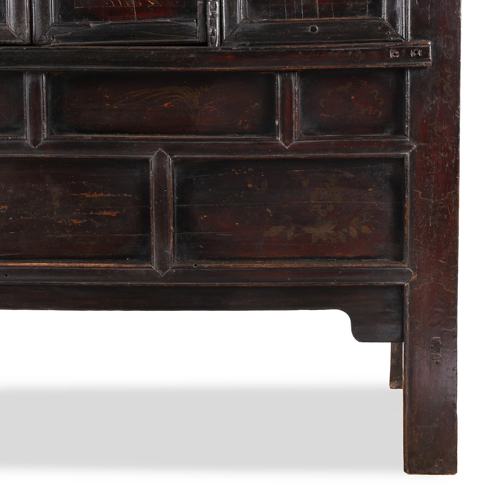 Chinese Black Lacquer Wedding Cabinet From Shanxi  - 19th Century - Image 13