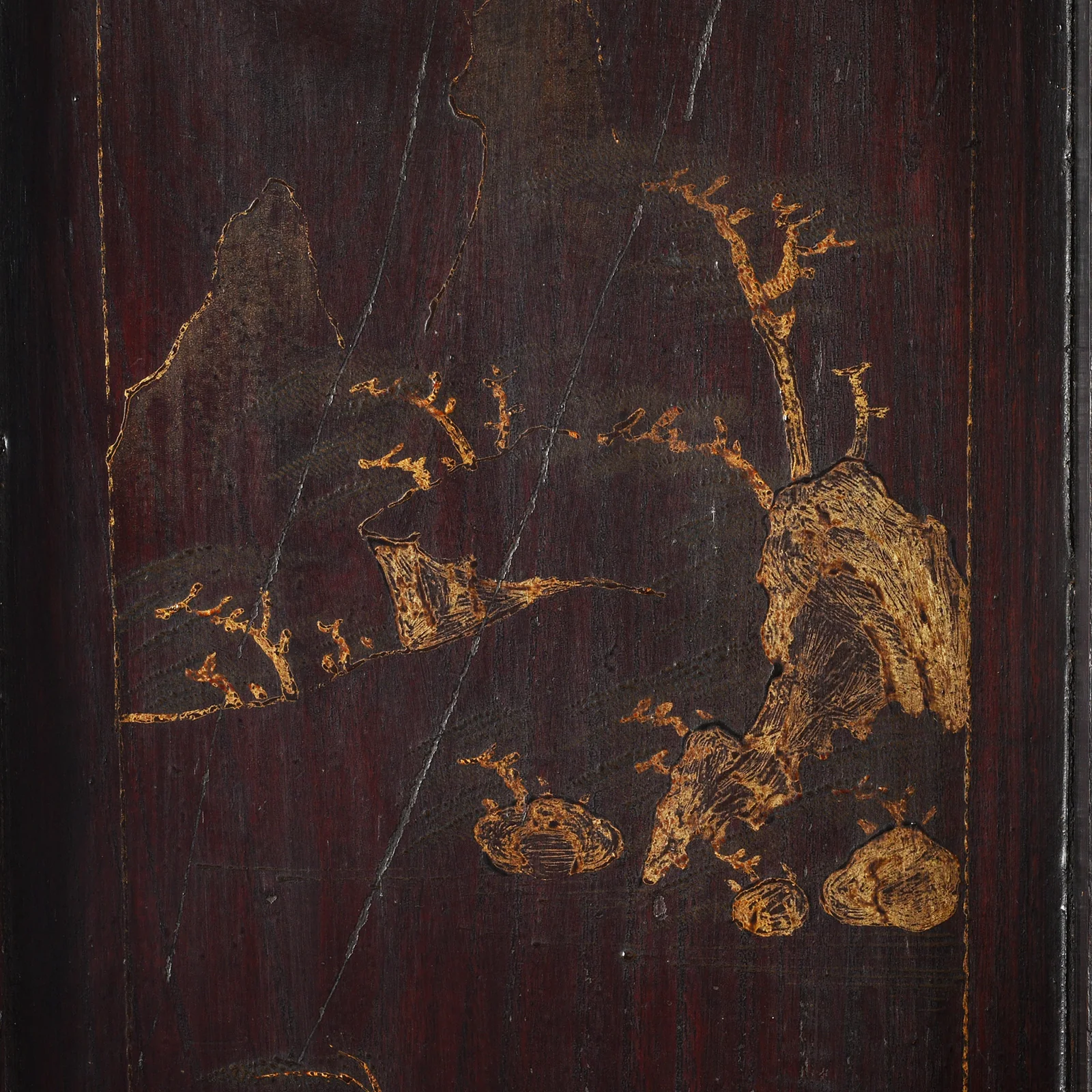 Chinese Black Lacquer Wedding Cabinet From Shanxi  - 19th Century - Image 8