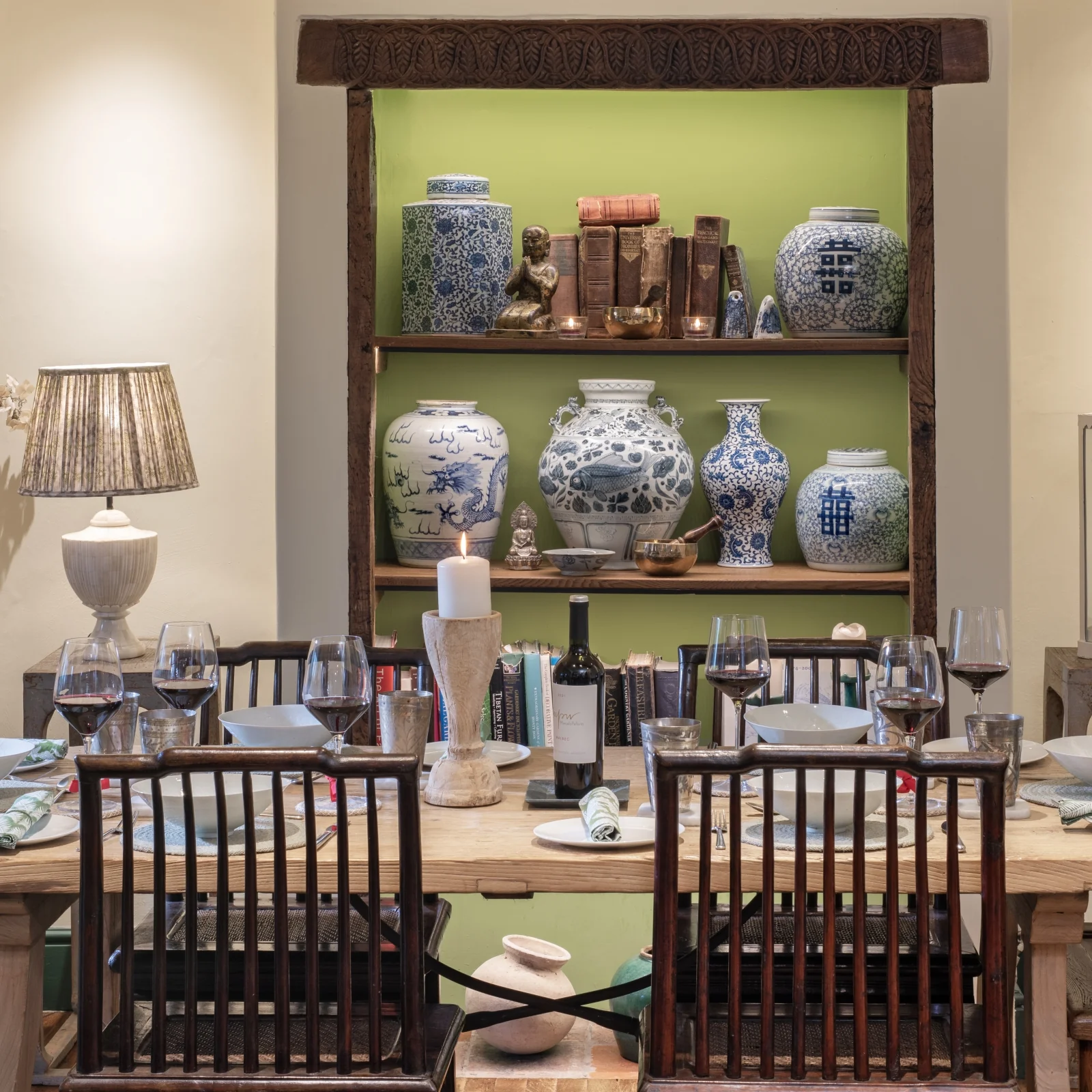 Book Chair With Rattan Seat From Zhejiang - 19th Century