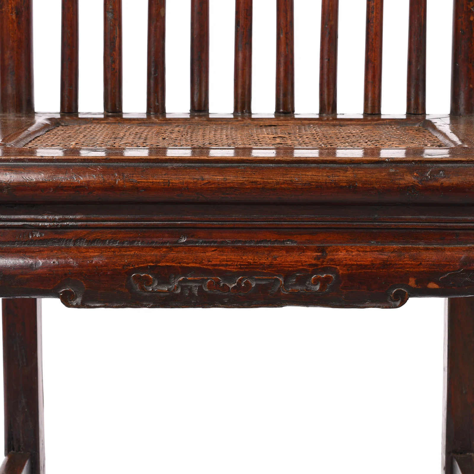 Book Chair With Rattan Seat From Zhejiang - 19th Century - Image 8