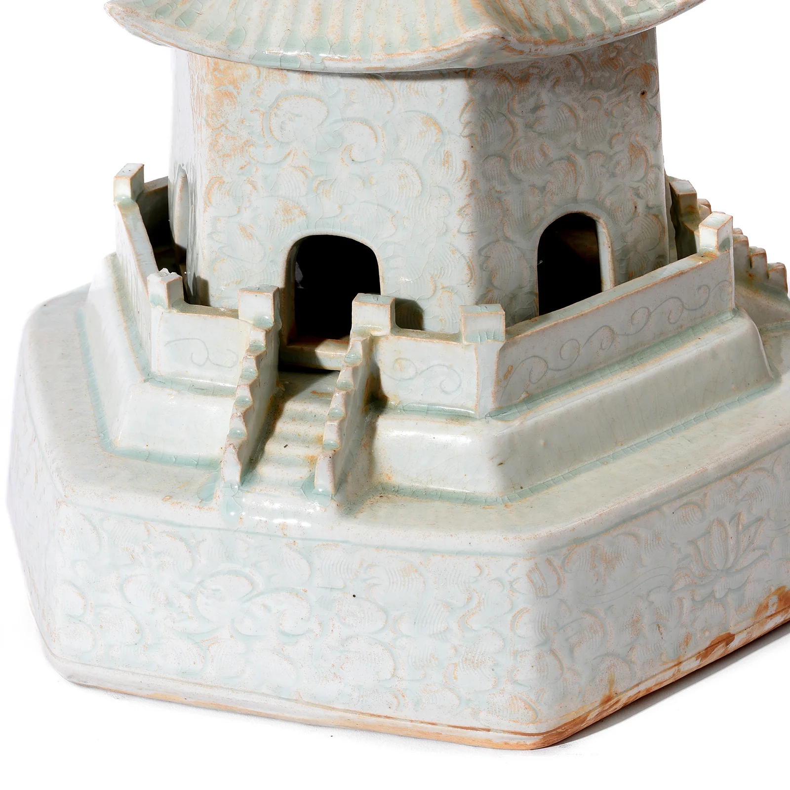 Celadon Glazed Porcelain Pagoda - Song Dynasty Style - Image 2