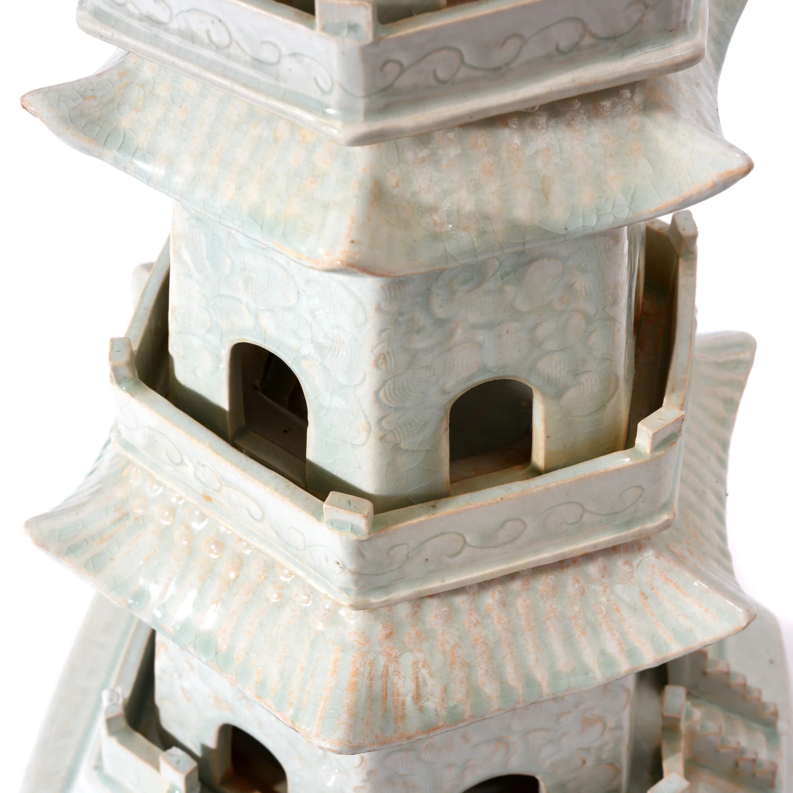 Celadon Glazed Porcelain Pagoda - Song Dynasty Style - Image 3