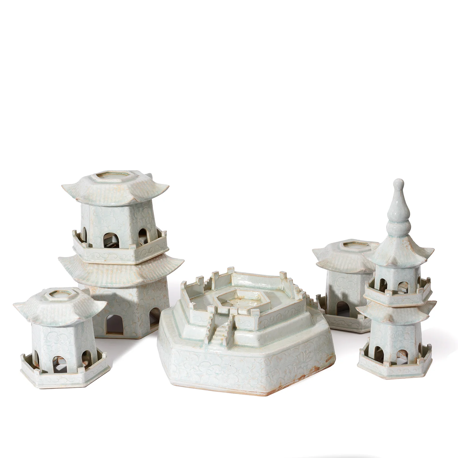 Celadon Glazed Porcelain Pagoda - Song Dynasty Style - Image 4