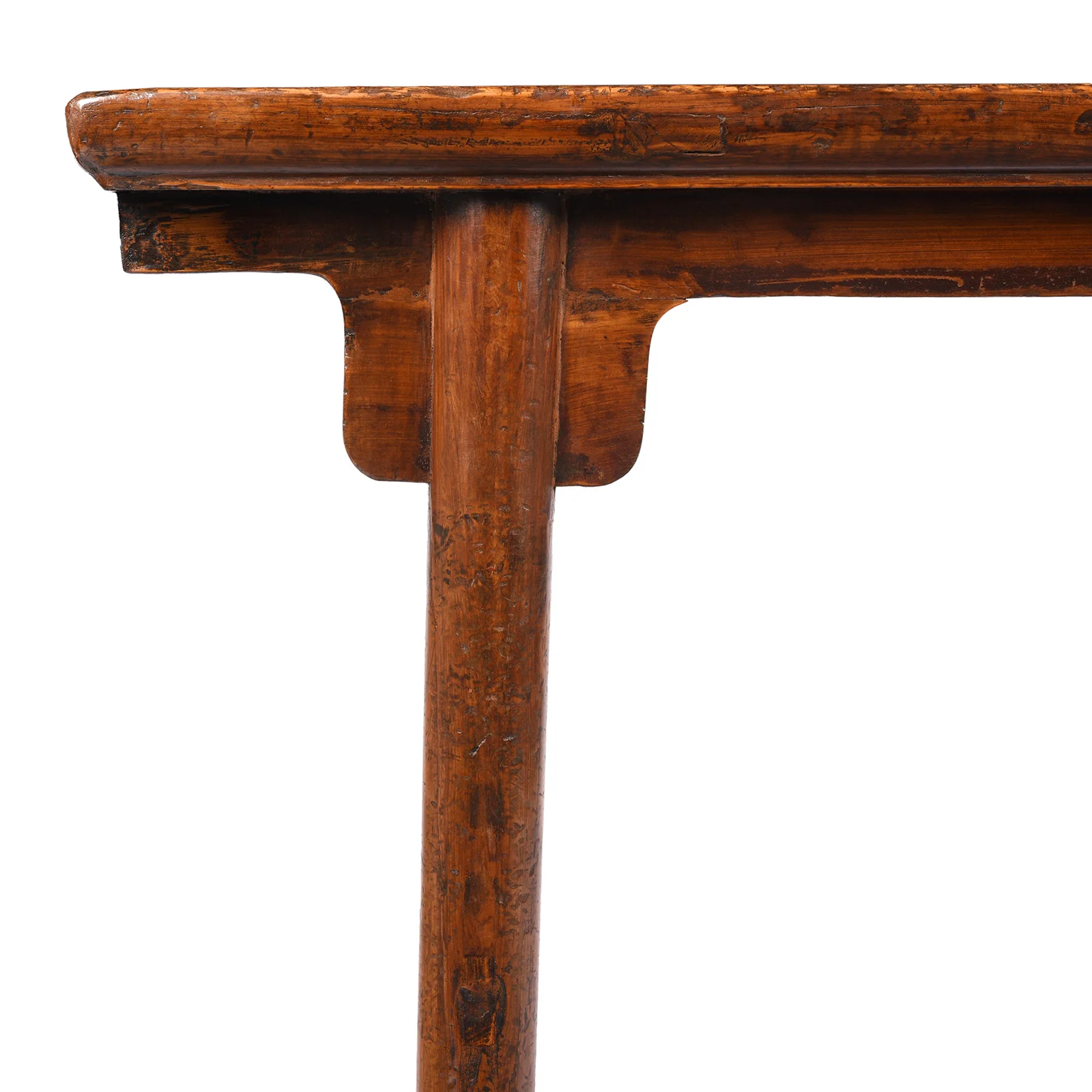 Chinese Cypress Half Table - 19th Century - Image 2