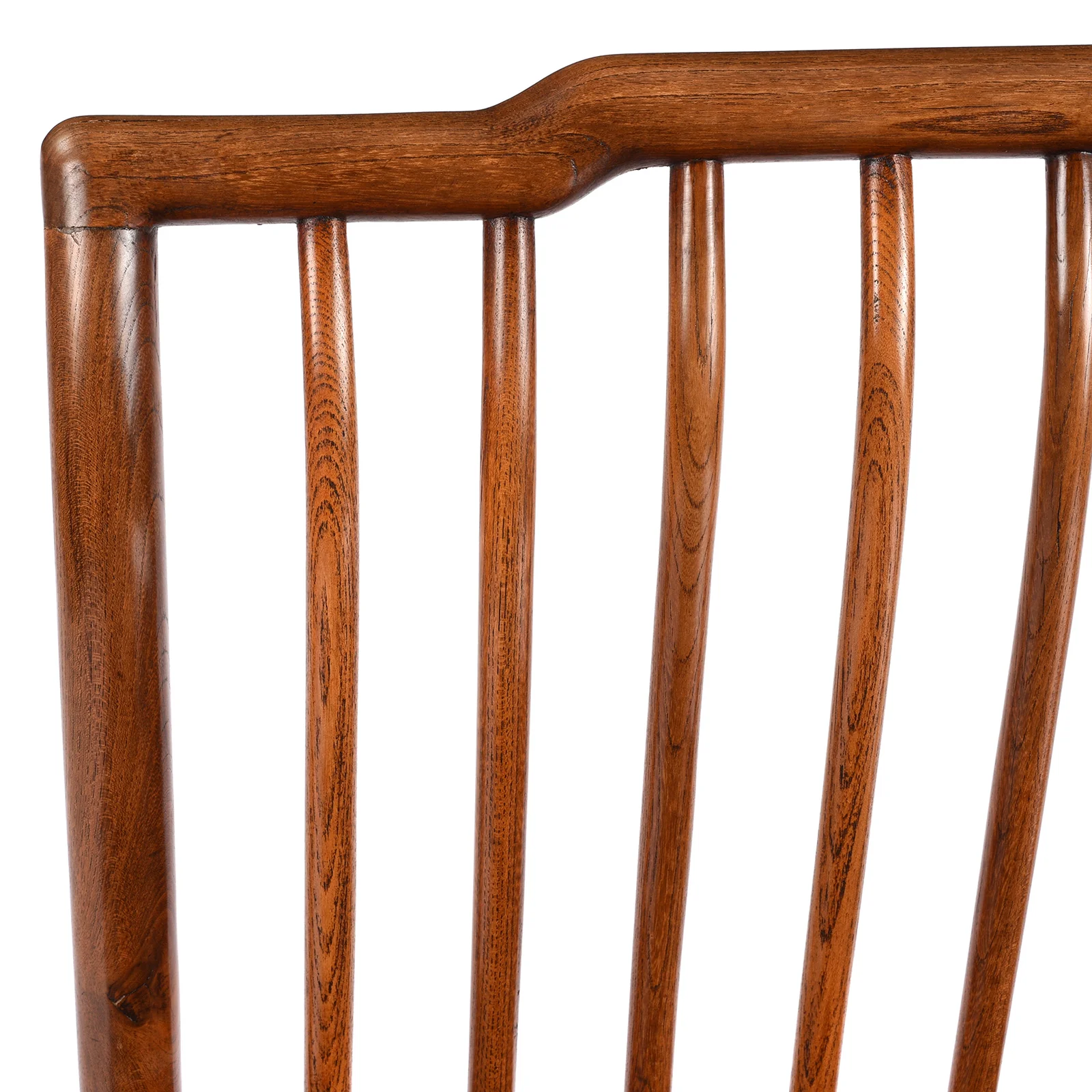Chinese Red Elm Book Chair - 19th Century - Image 2