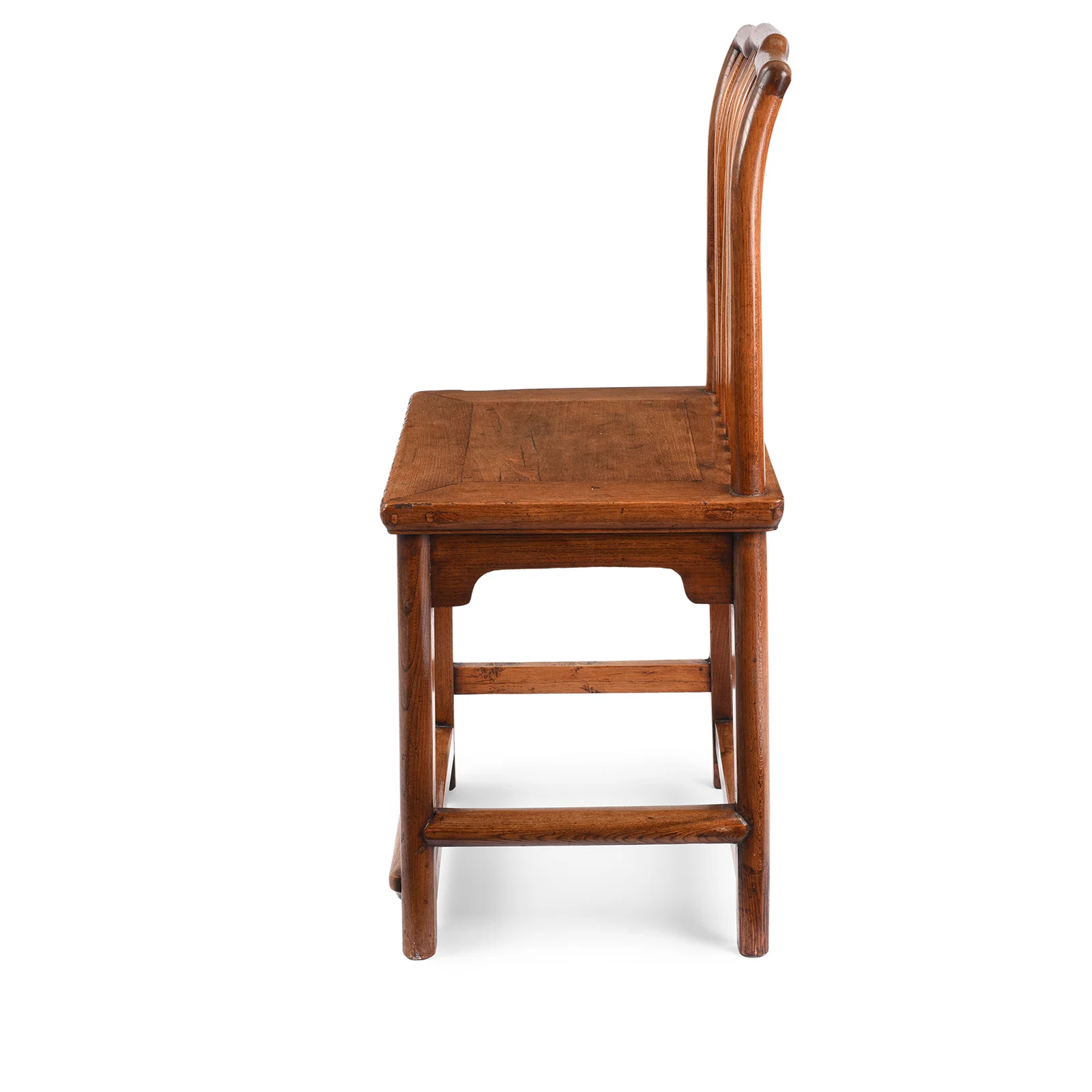 Chinese Red Elm Book Chair - 19th Century - Image 4