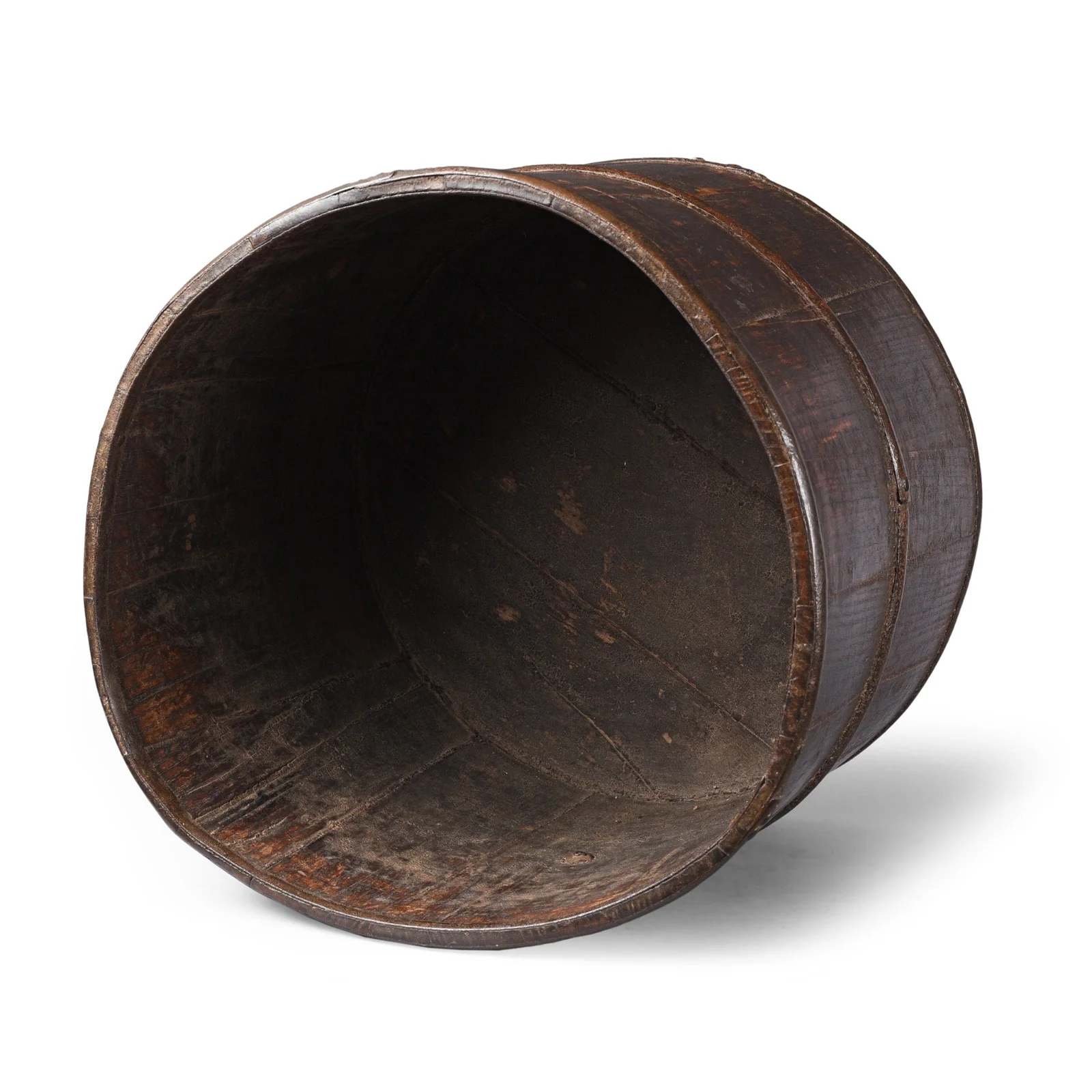 Iron Bound Chinese Dou Rice Measure - Ca 1910 - Image 2