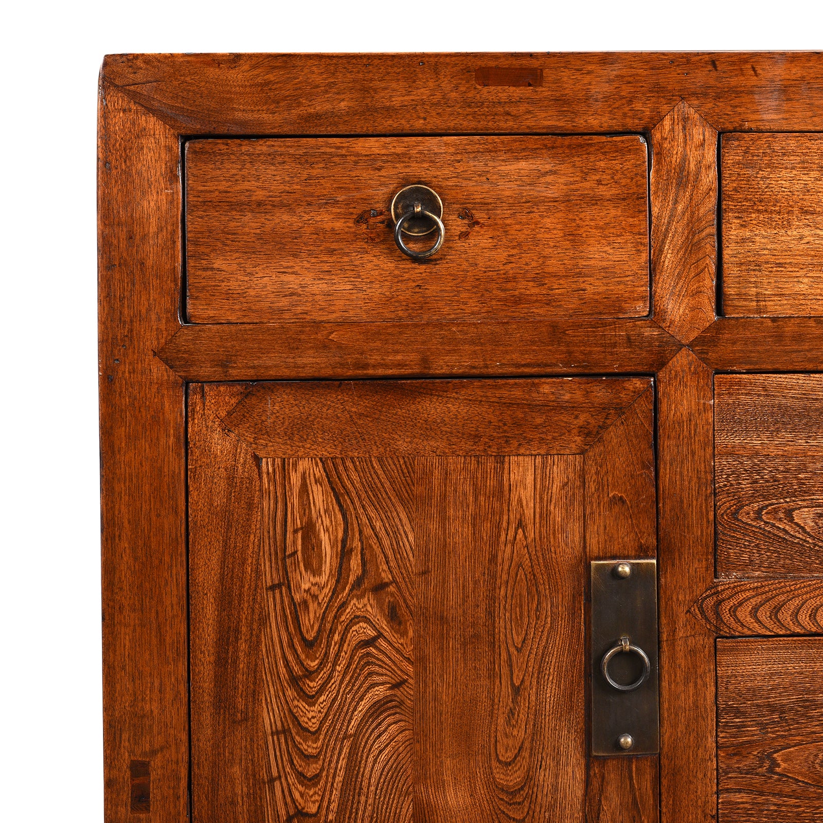 Chinese Sideboard Made From Reclaimed Elm & Poplar - Image 2
