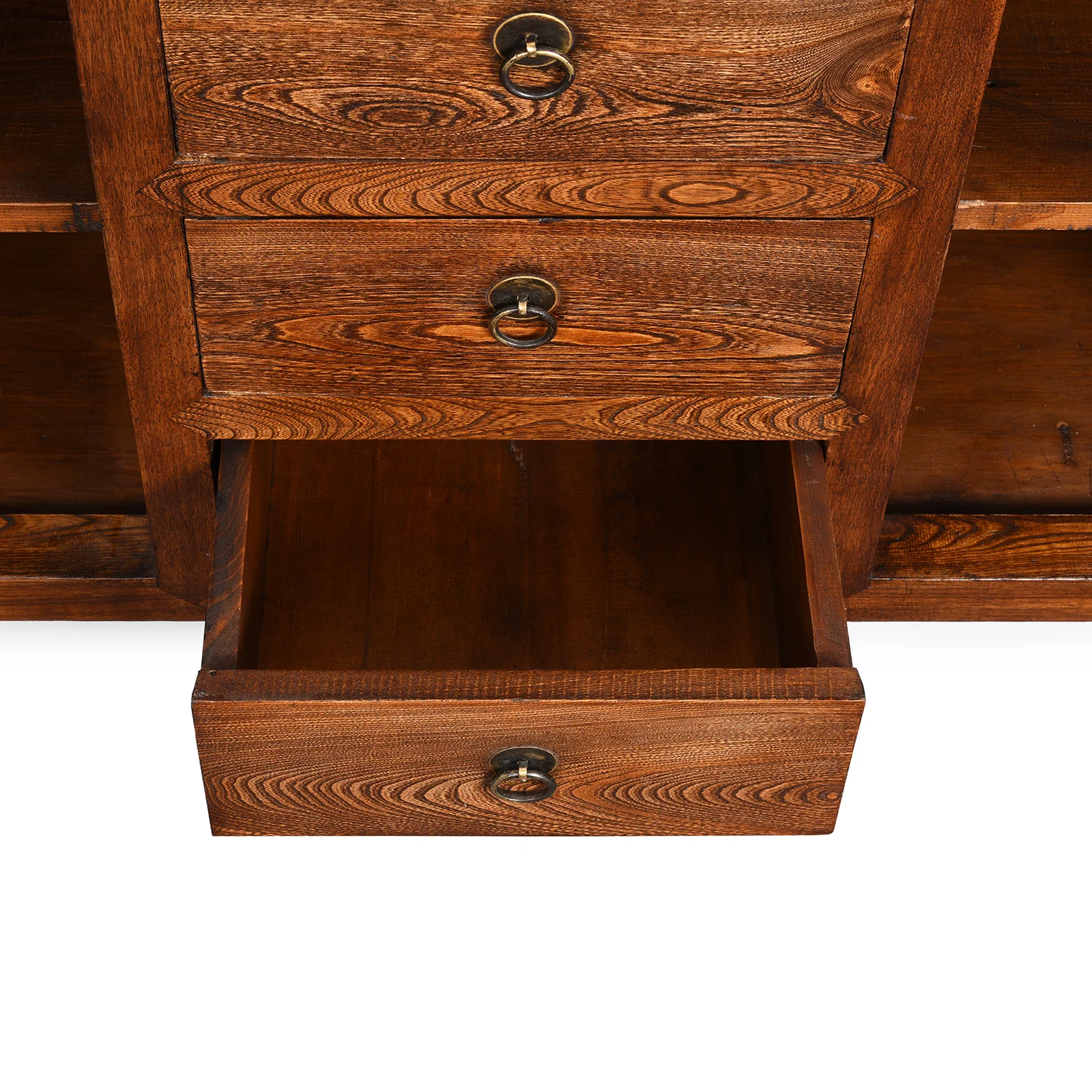 Chinese Sideboard Made From Reclaimed Elm & Poplar - Image 4