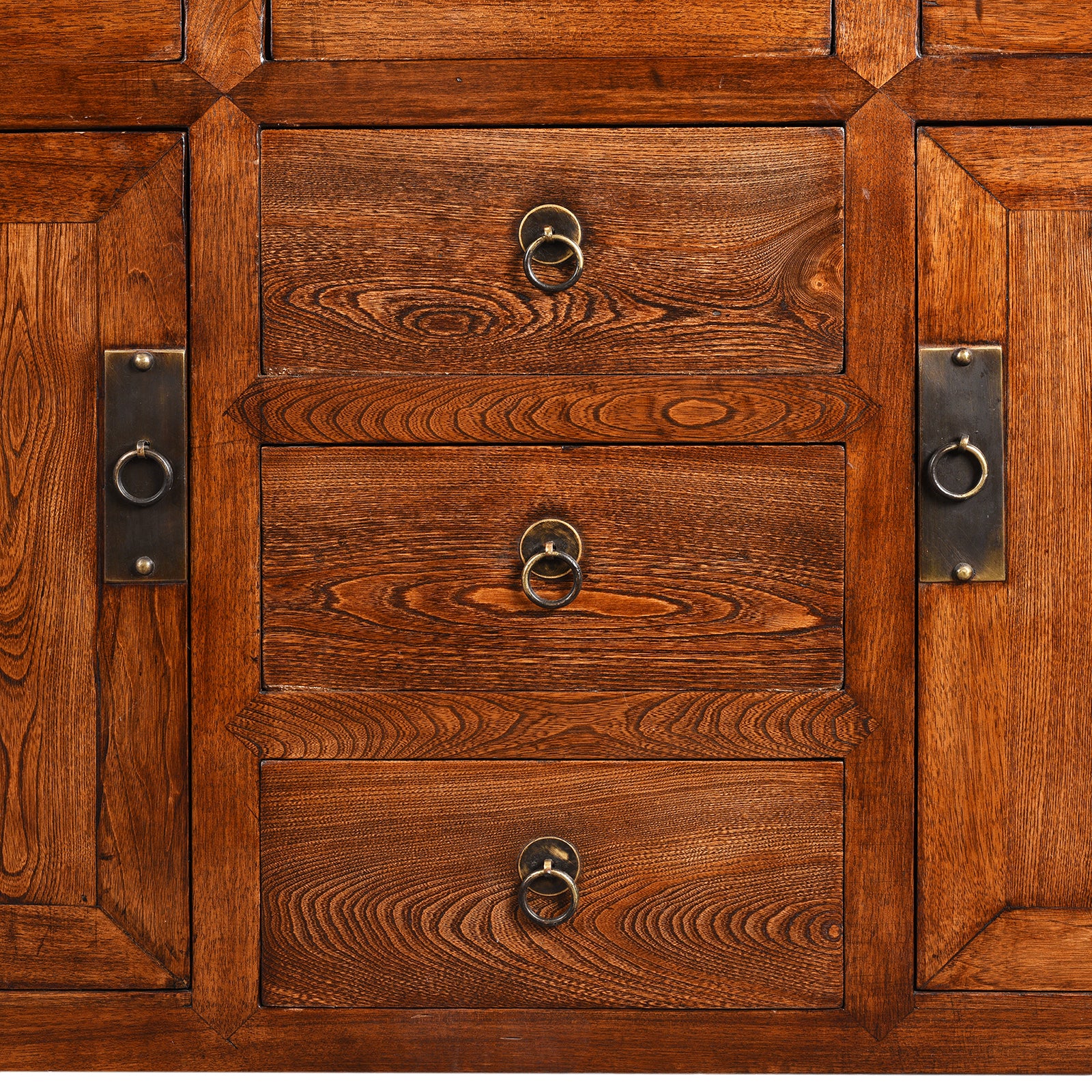Chinese Sideboard Made From Reclaimed Elm & Poplar - Image 7