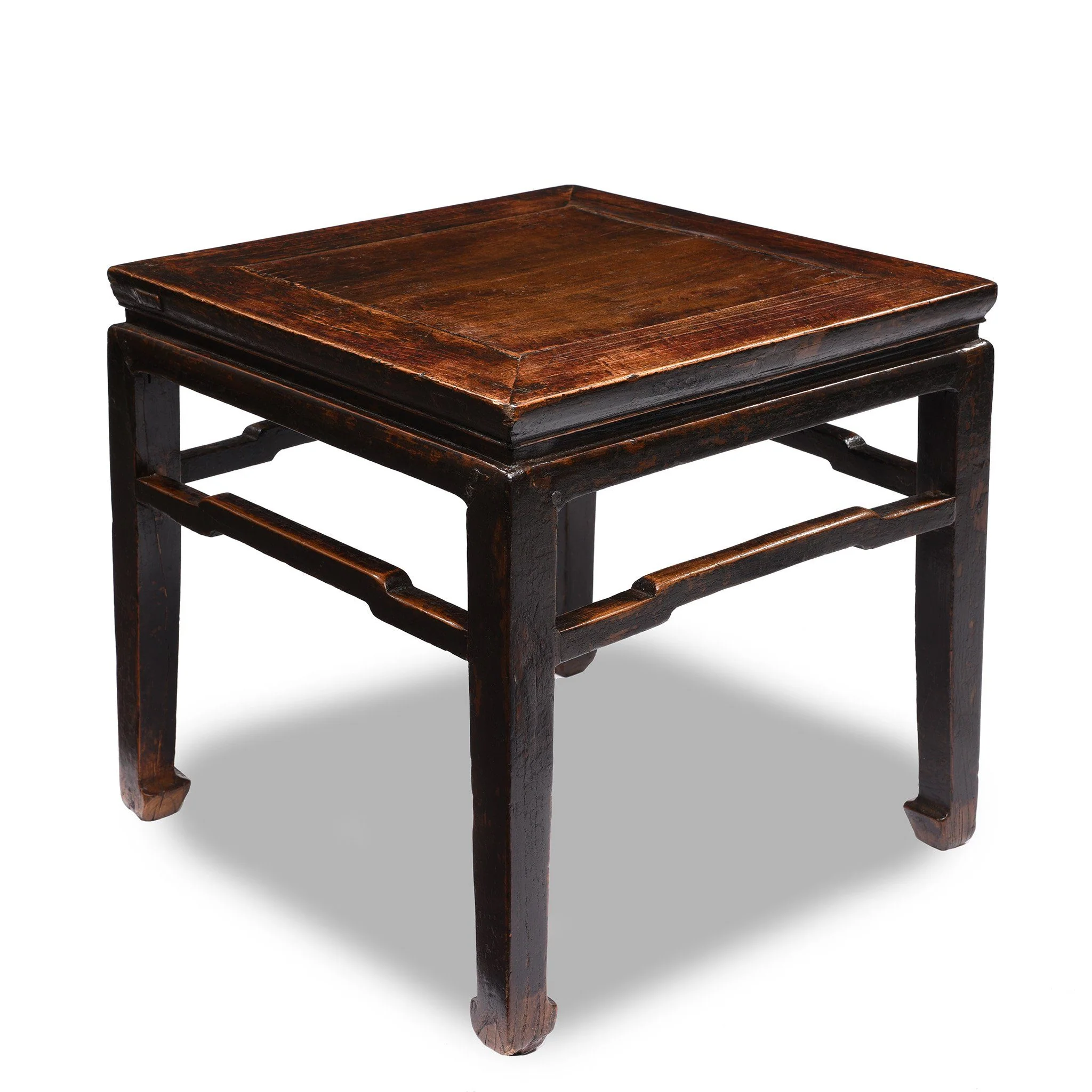 Chinese Elm Square Side Tables  - 19thC - Image 3
