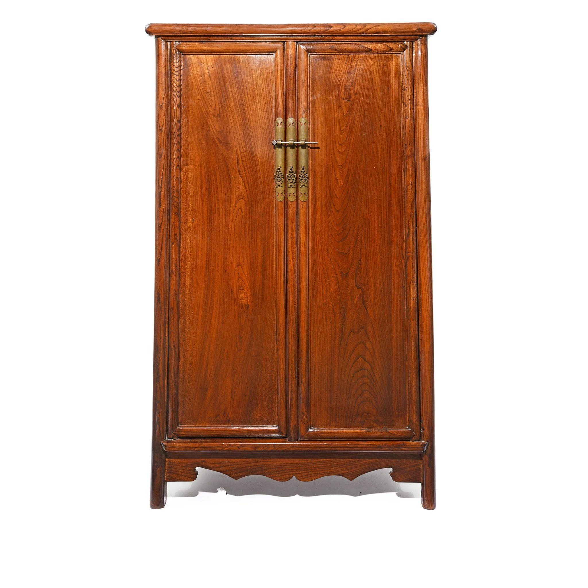 Chinese Elm Tapered Cabinet - Late 20thC