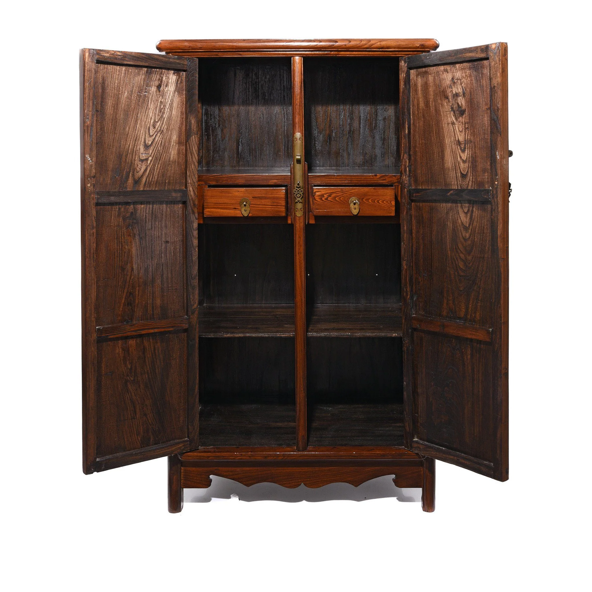 Chinese Elm Tapered Cabinet - Late 20thC - Image 2